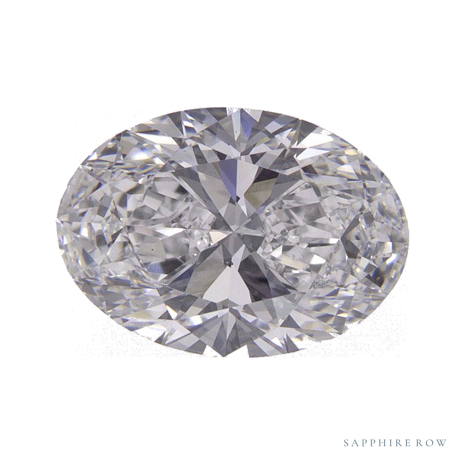 1.56 ct lab-grown diamond, oval cut | Sapphire Row · cut4