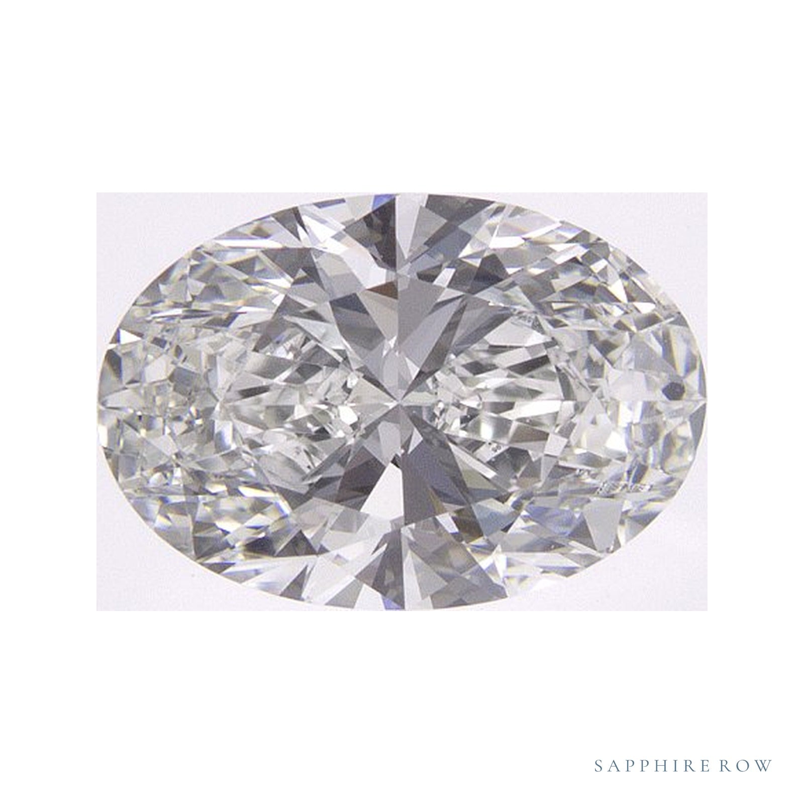 1.56 ct lab-grown diamond, oval cut | Sapphire Row · cut4