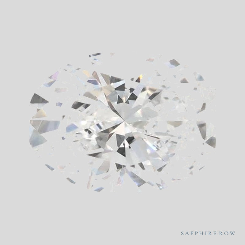 1.56 ct lab-grown diamond, oval cut | Sapphire Row · cut4 · cut5