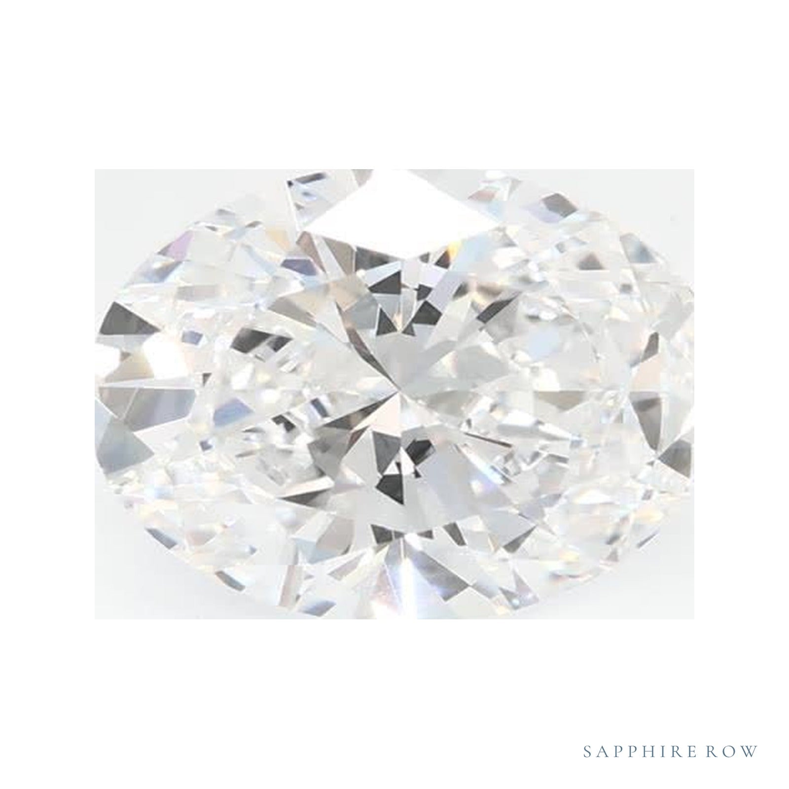 1.56 ct lab-grown diamond, oval cut | Sapphire Row · cut4