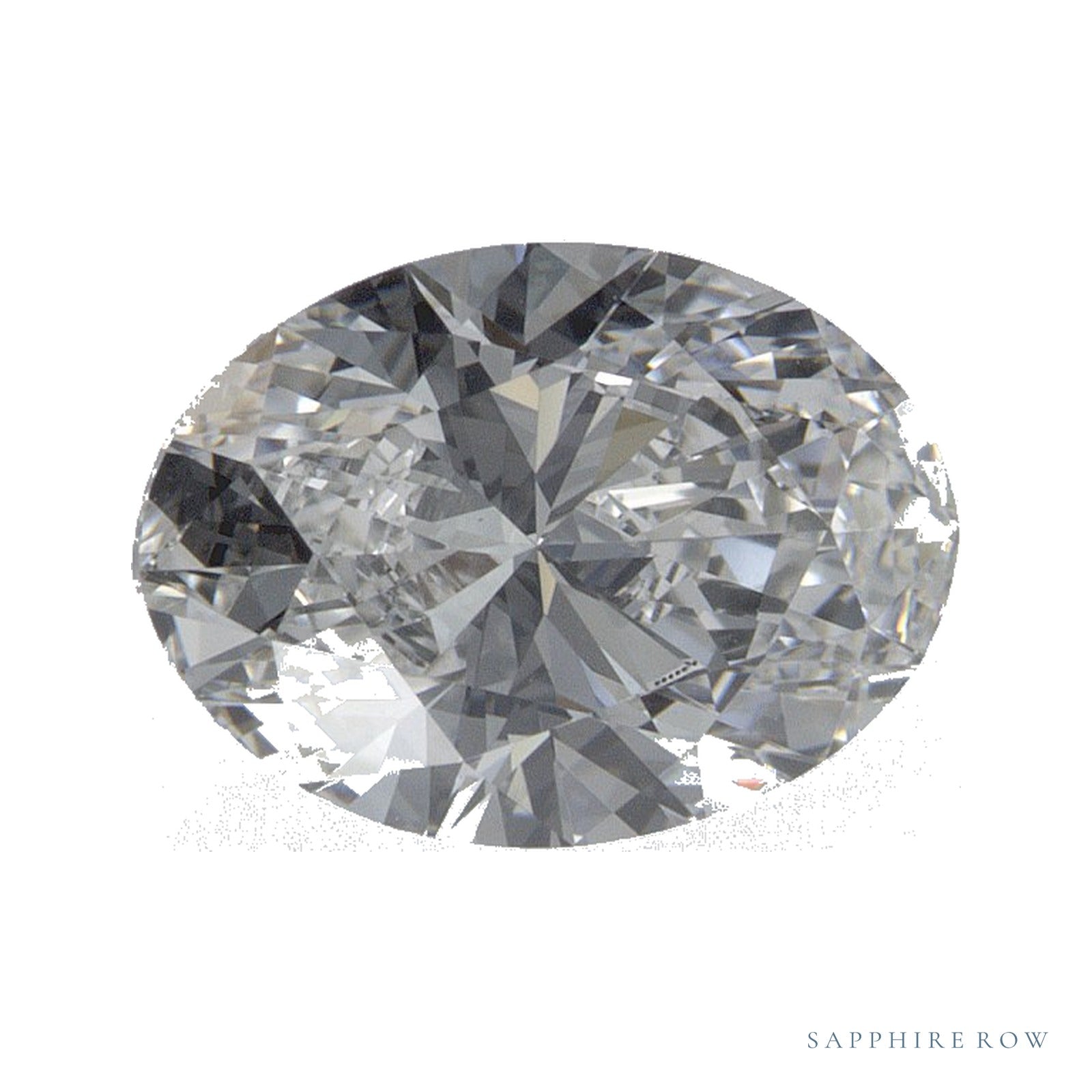 1.56 ct lab-grown diamond, oval cut | Sapphire Row · cut4