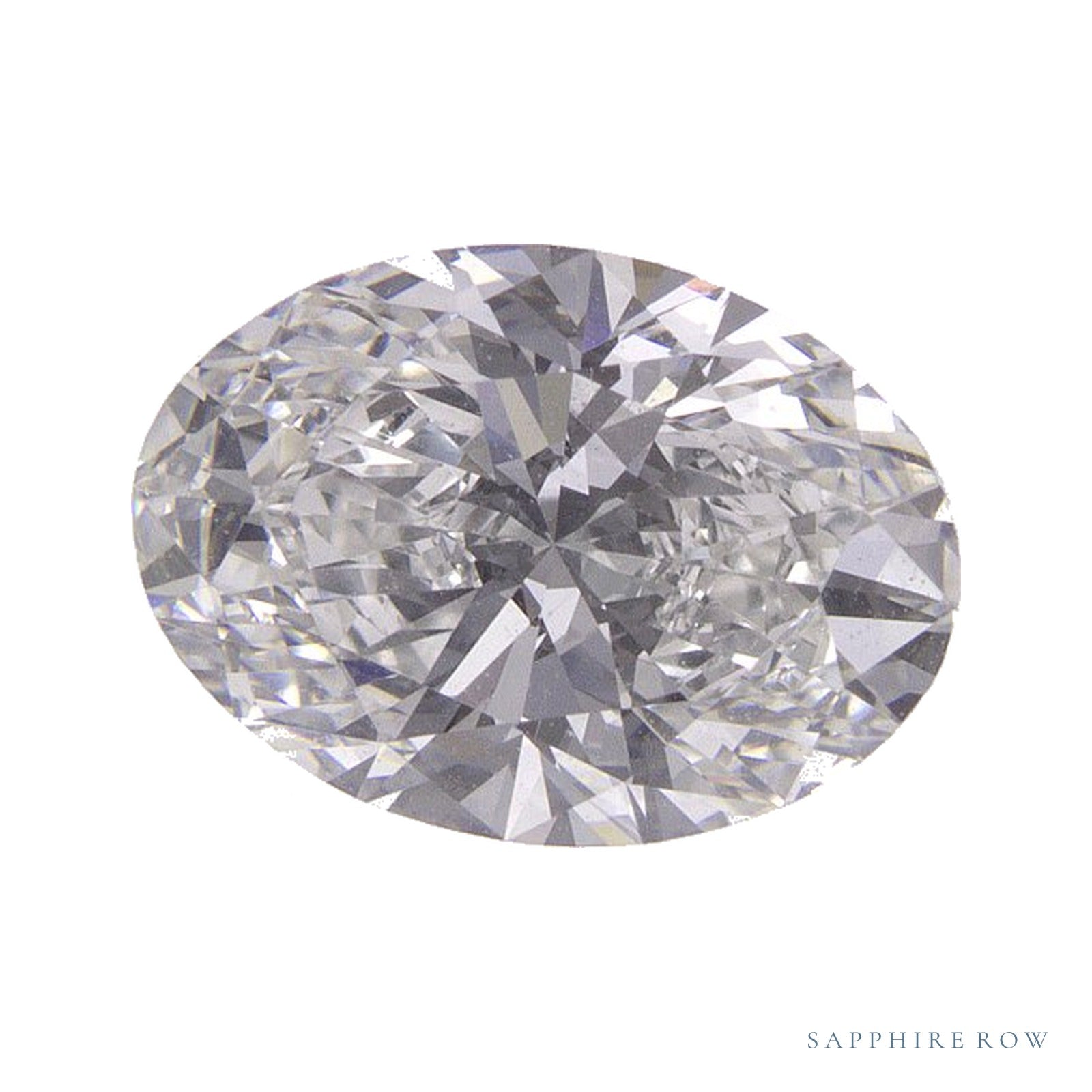 1.56 ct lab-grown diamond, oval cut | Sapphire Row · cut4