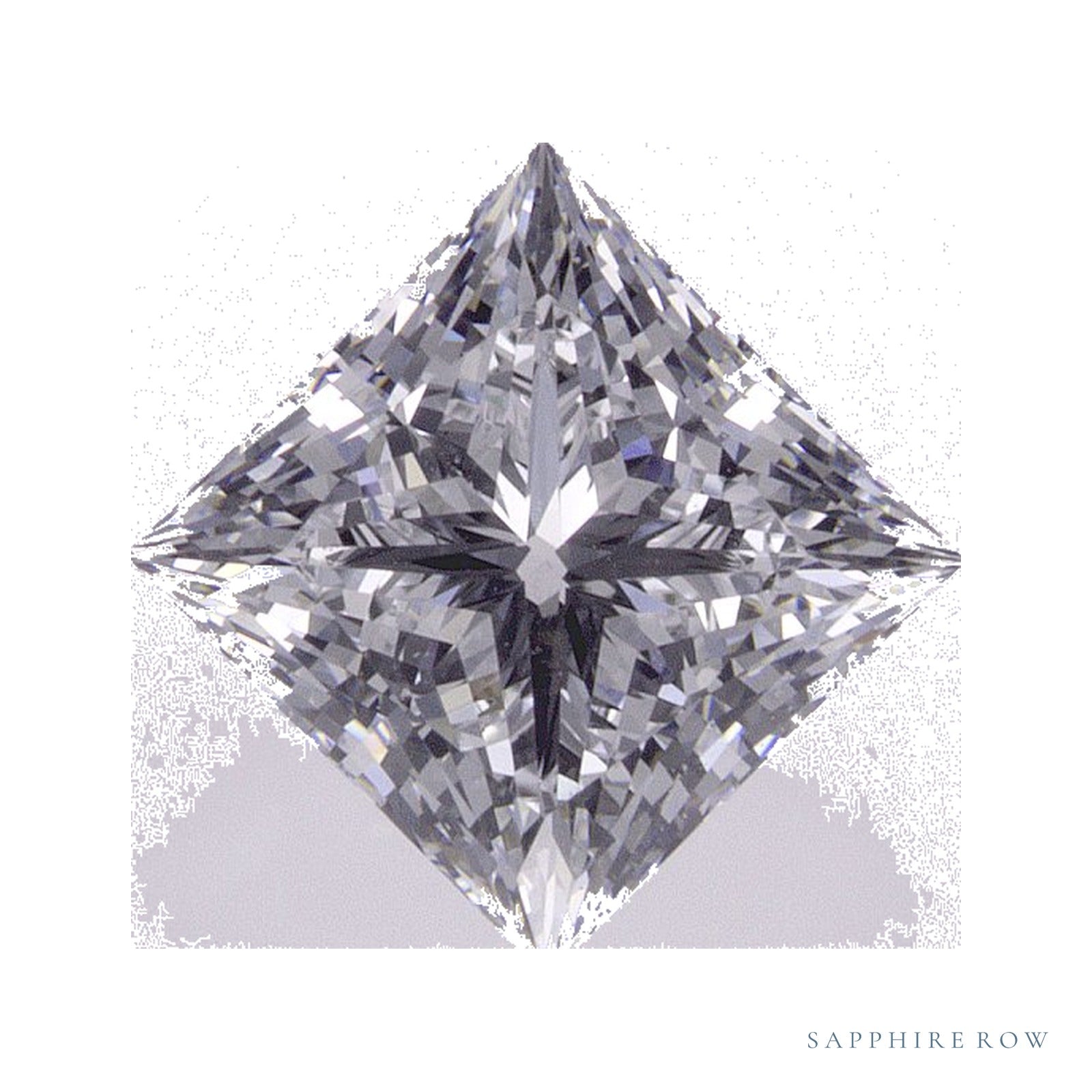 1.56 ct lab-grown diamond, square cut | Sapphire Row · cut4