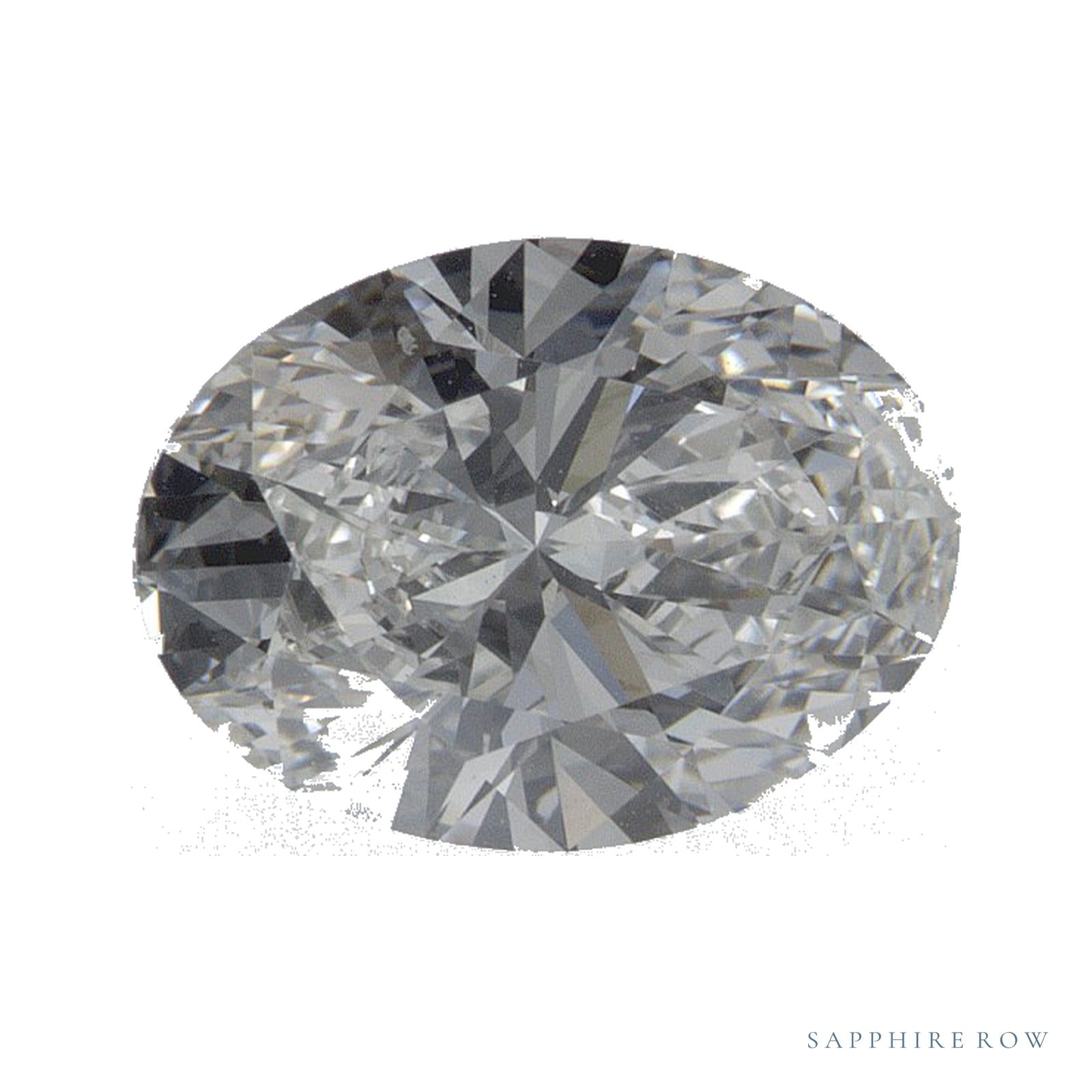 1.56 ct lab-grown diamond, oval cut | Sapphire Row · cut4
