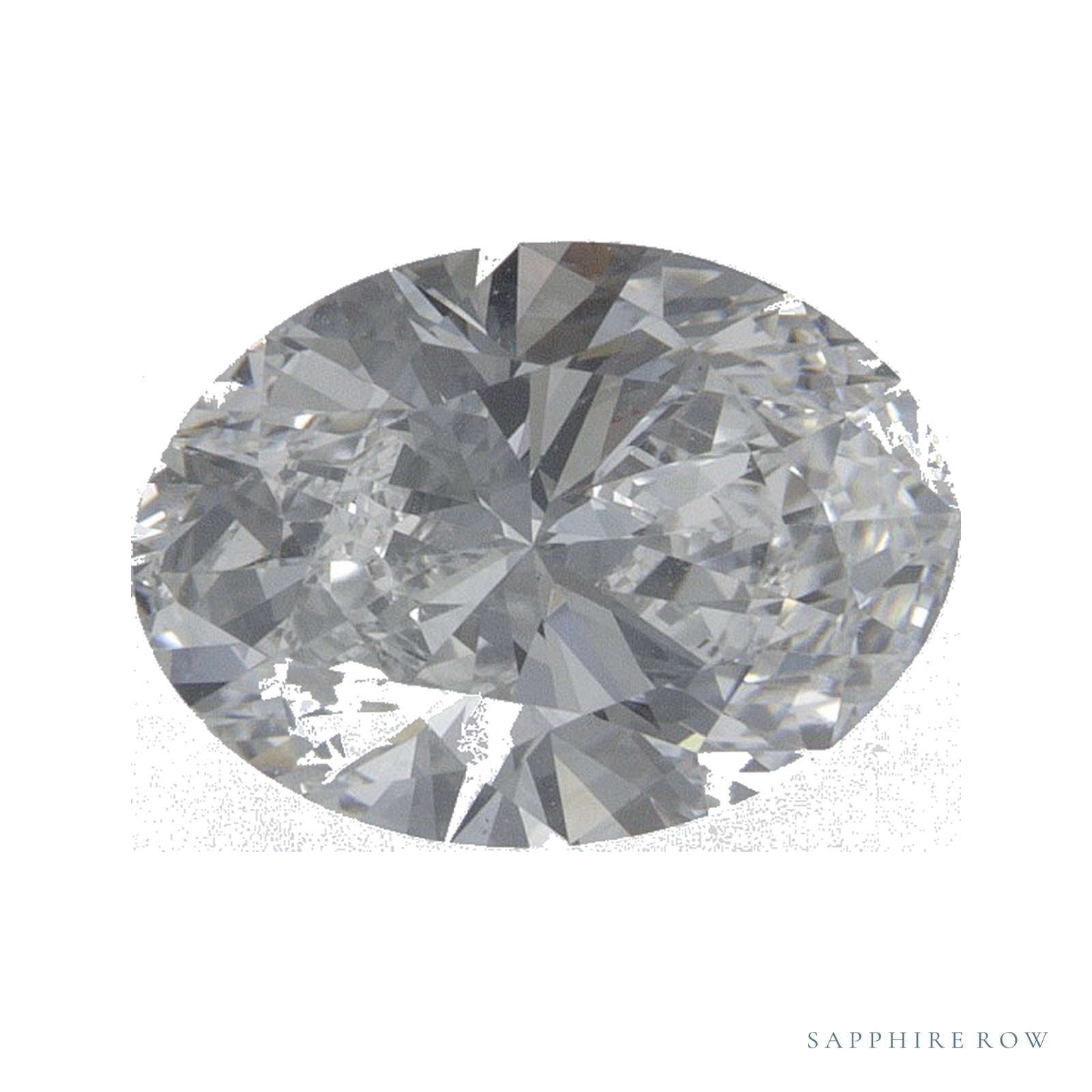 1.56 ct lab-grown diamond, oval cut | Sapphire Row · cut4