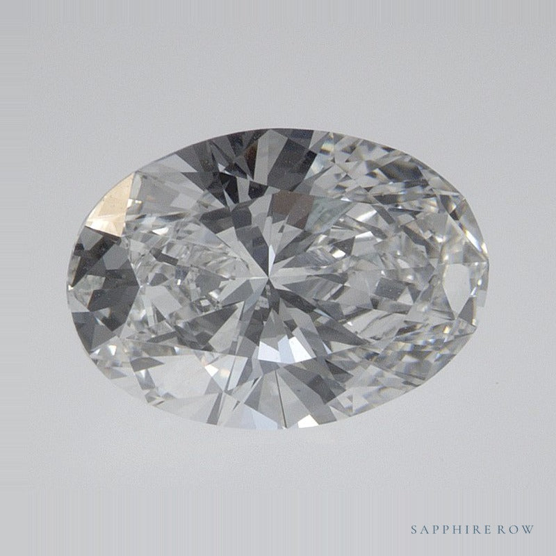 1.56 ct lab-grown diamond, oval cut | Sapphire Row · cut7