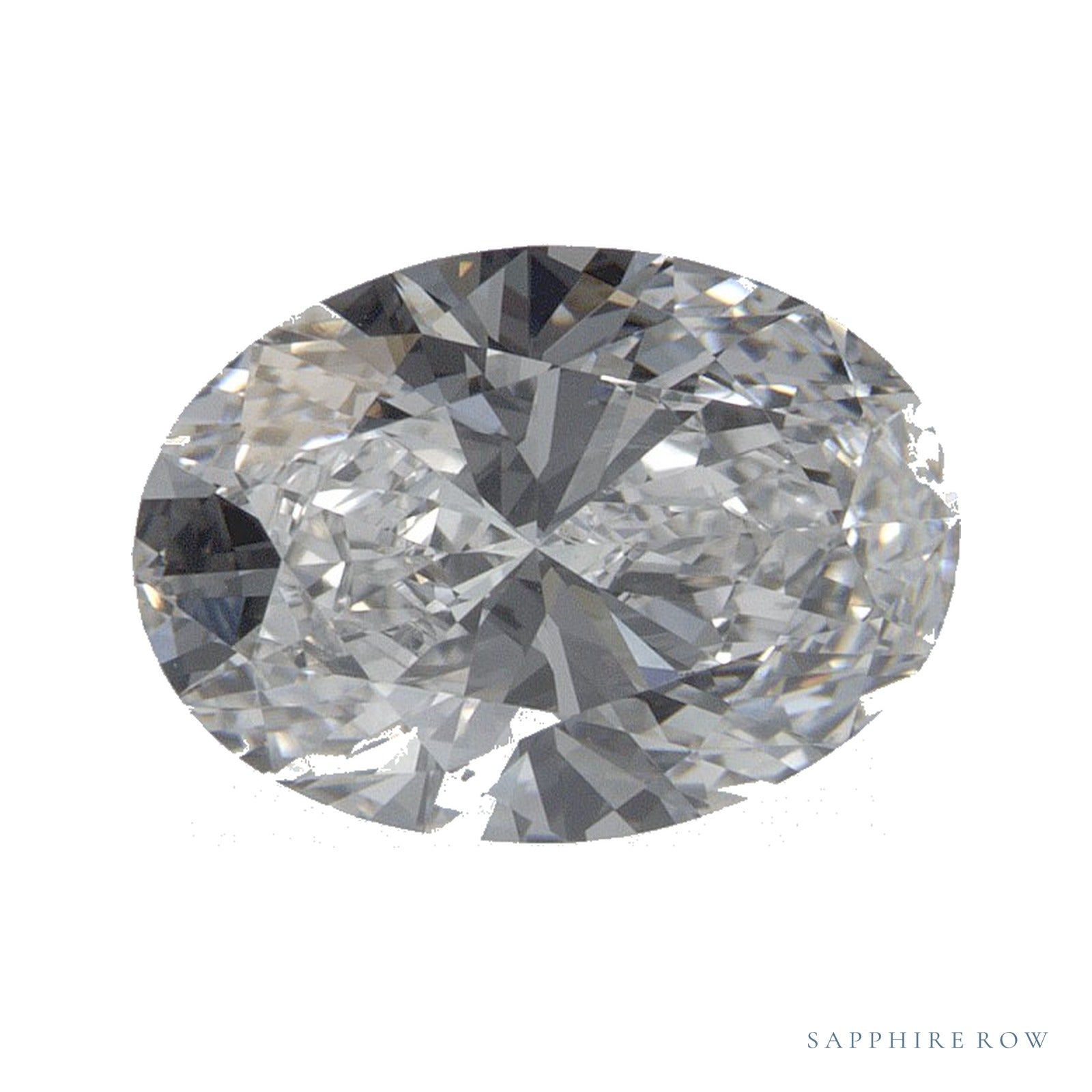1.56 ct lab-grown diamond, oval cut | Sapphire Row · cut4