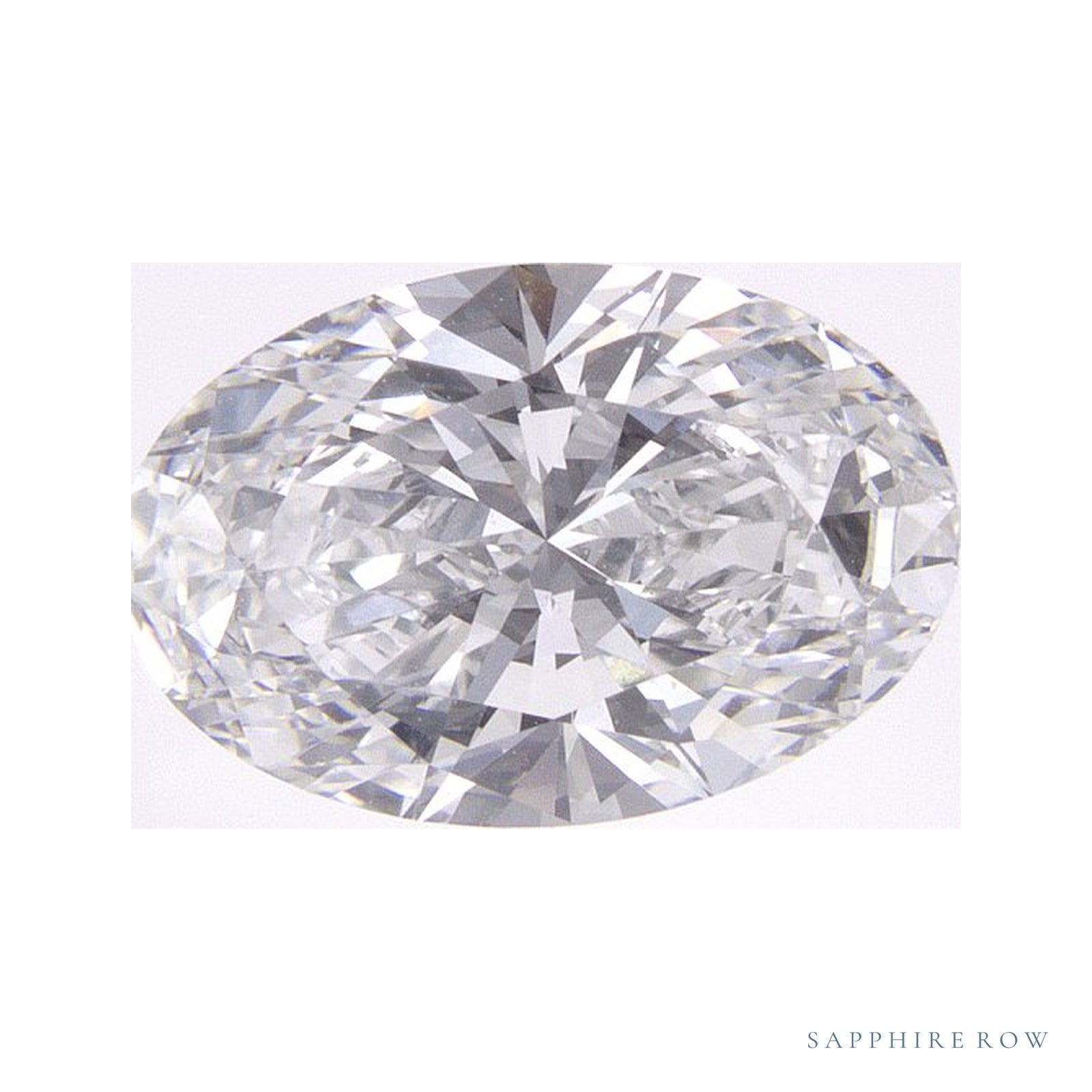 1.56 ct lab-grown diamond, oval cut | Sapphire Row · cut4