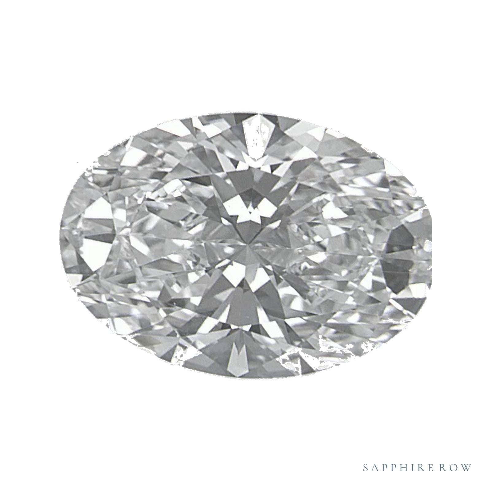 1.56 ct lab-grown diamond, oval cut | Sapphire Row · cut4