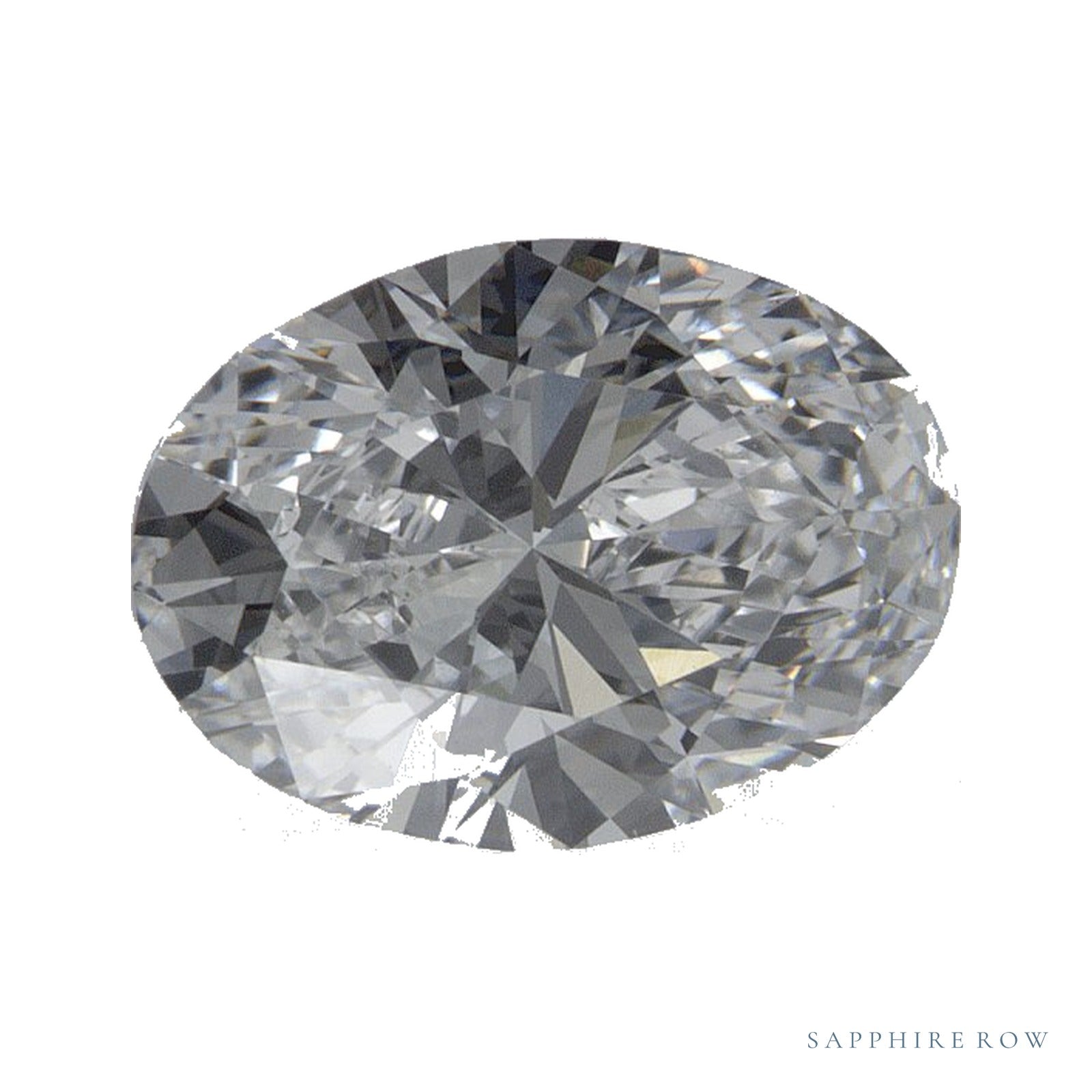 1.56 ct lab-grown diamond, oval cut | Sapphire Row · cut4