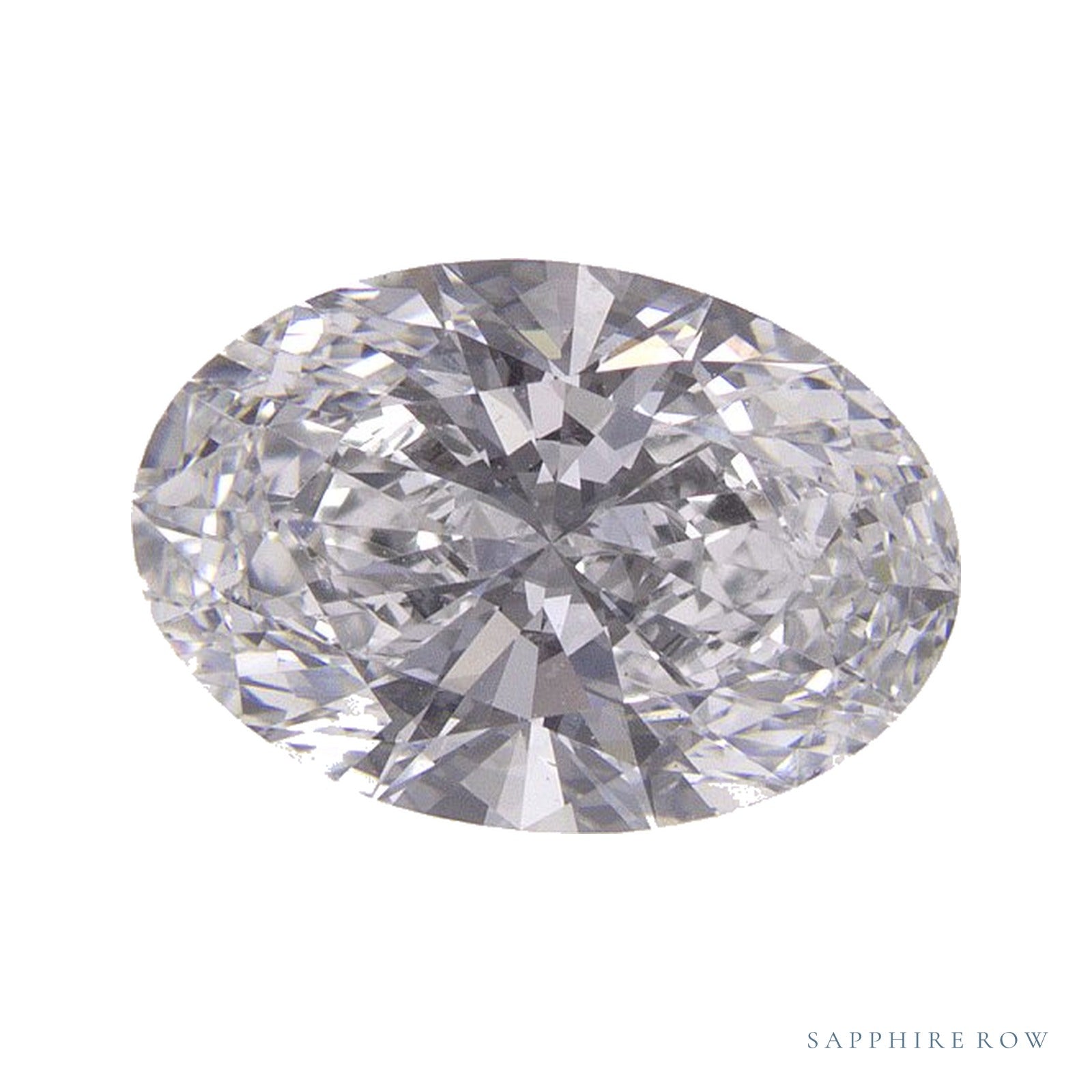 1.56 ct lab-grown diamond, oval cut | Sapphire Row · cut4