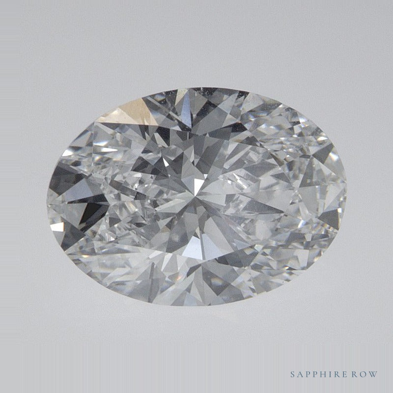 1.56 ct lab-grown diamond, oval cut | Sapphire Row · cut7