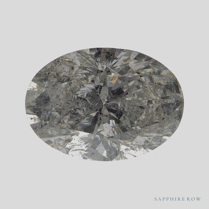 1.55 ct natural diamond, oval cut | Sapphire Row · cut4 · cut5