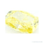 1.55 ct lab-grown fancy vivid yellow diamond, elongated cushion cut | Sapphire Row · cut4
