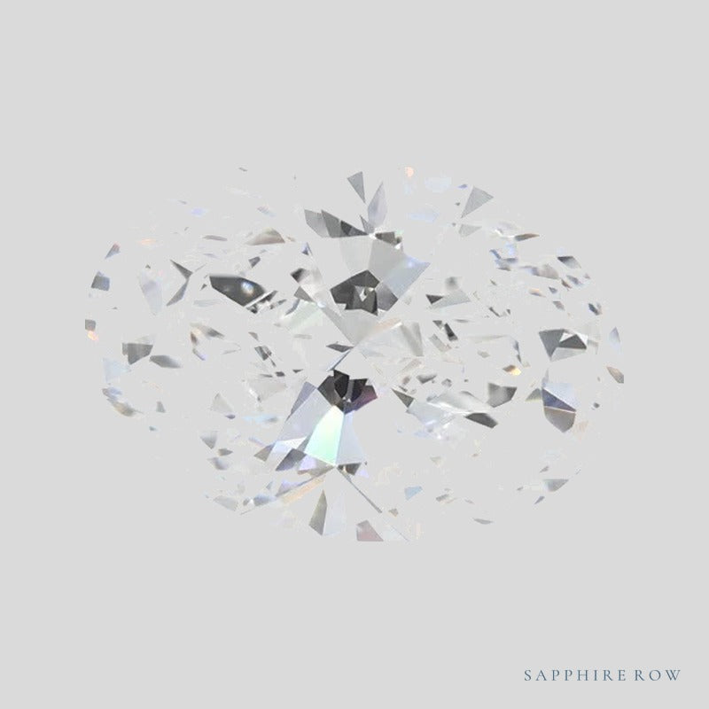 1.55 ct lab-grown diamond, oval cut | Sapphire Row · cut4 · cut5