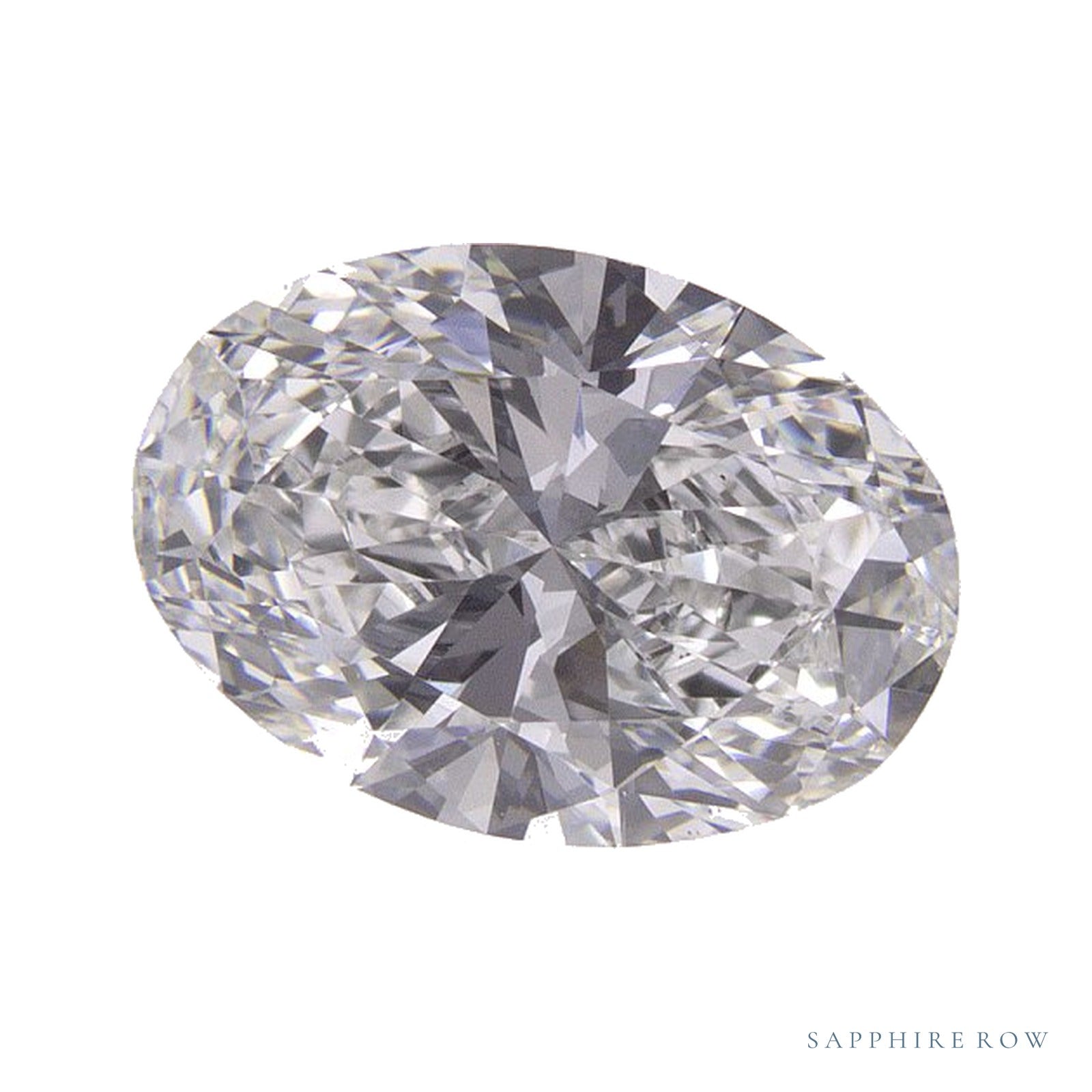 1.55 ct lab-grown diamond, oval cut | Sapphire Row · cut4