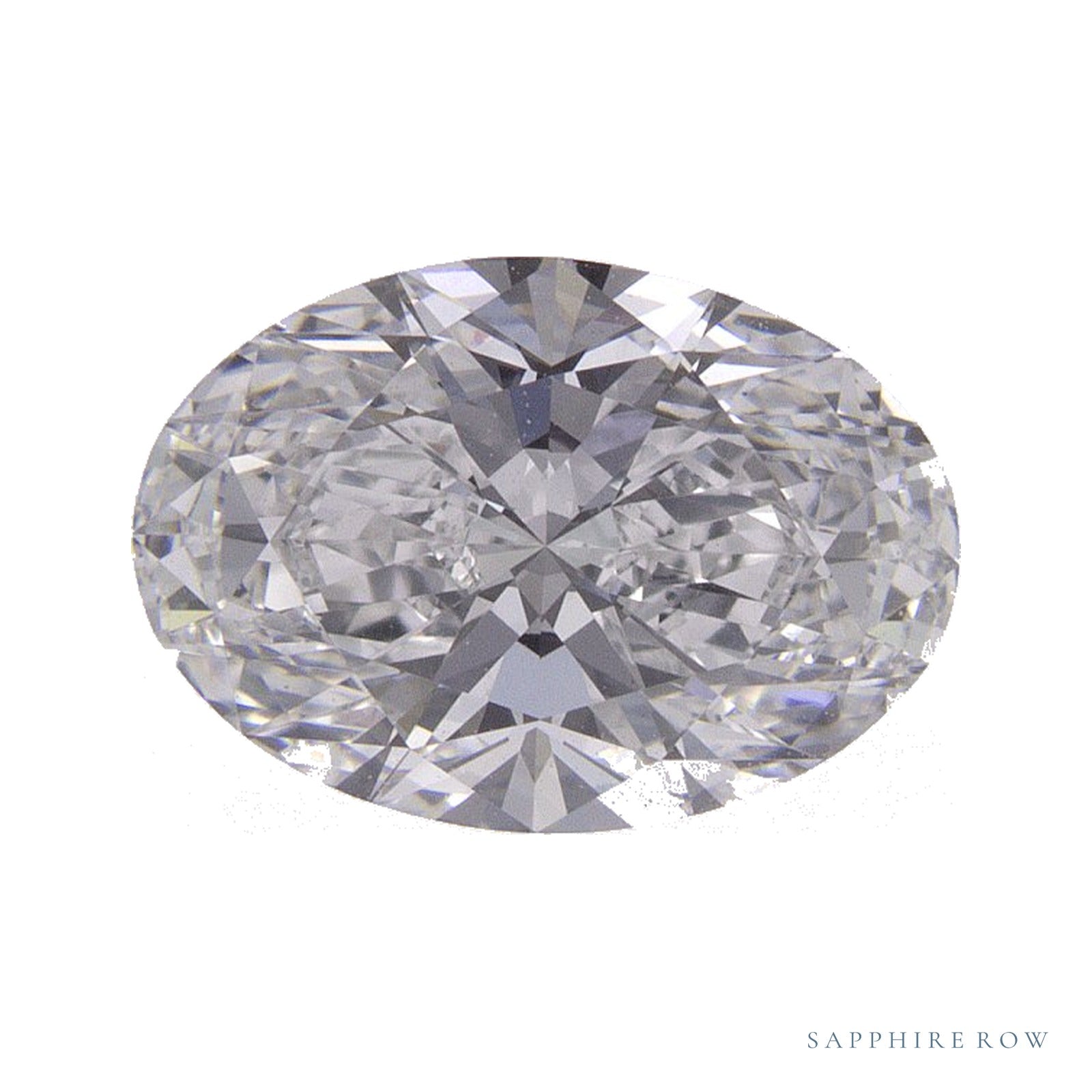 1.55 ct lab-grown diamond, oval cut | Sapphire Row · cut4