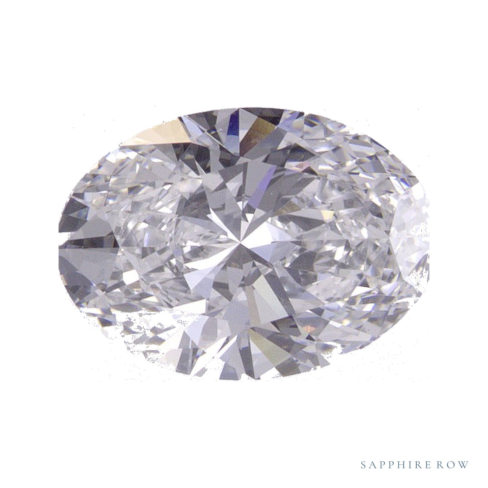 1.55 ct lab-grown diamond, oval cut | Sapphire Row · cut4