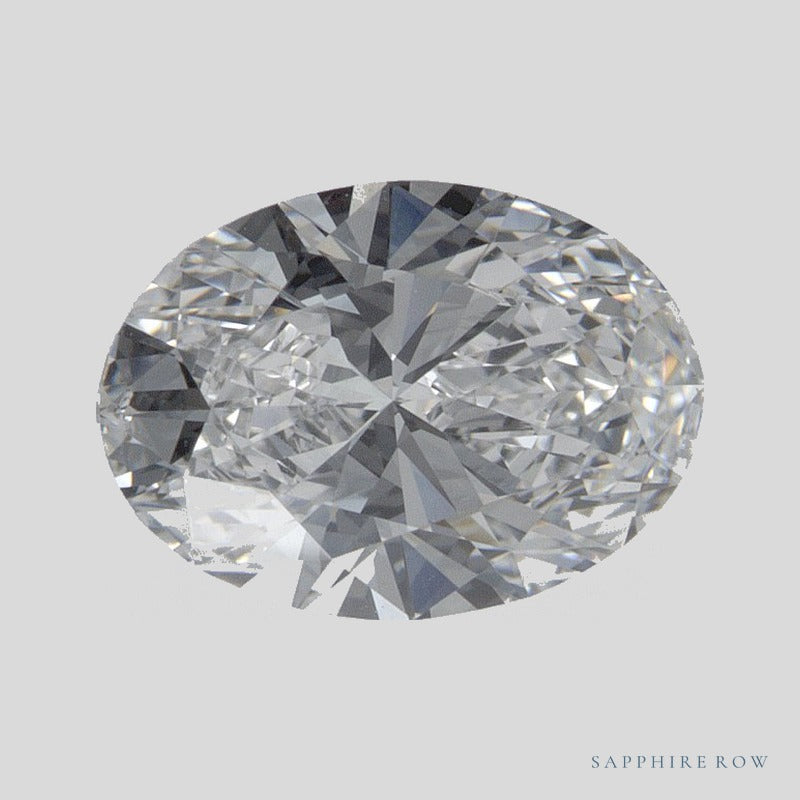1.55 ct lab-grown diamond, oval cut | Sapphire Row · cut4 · cut5