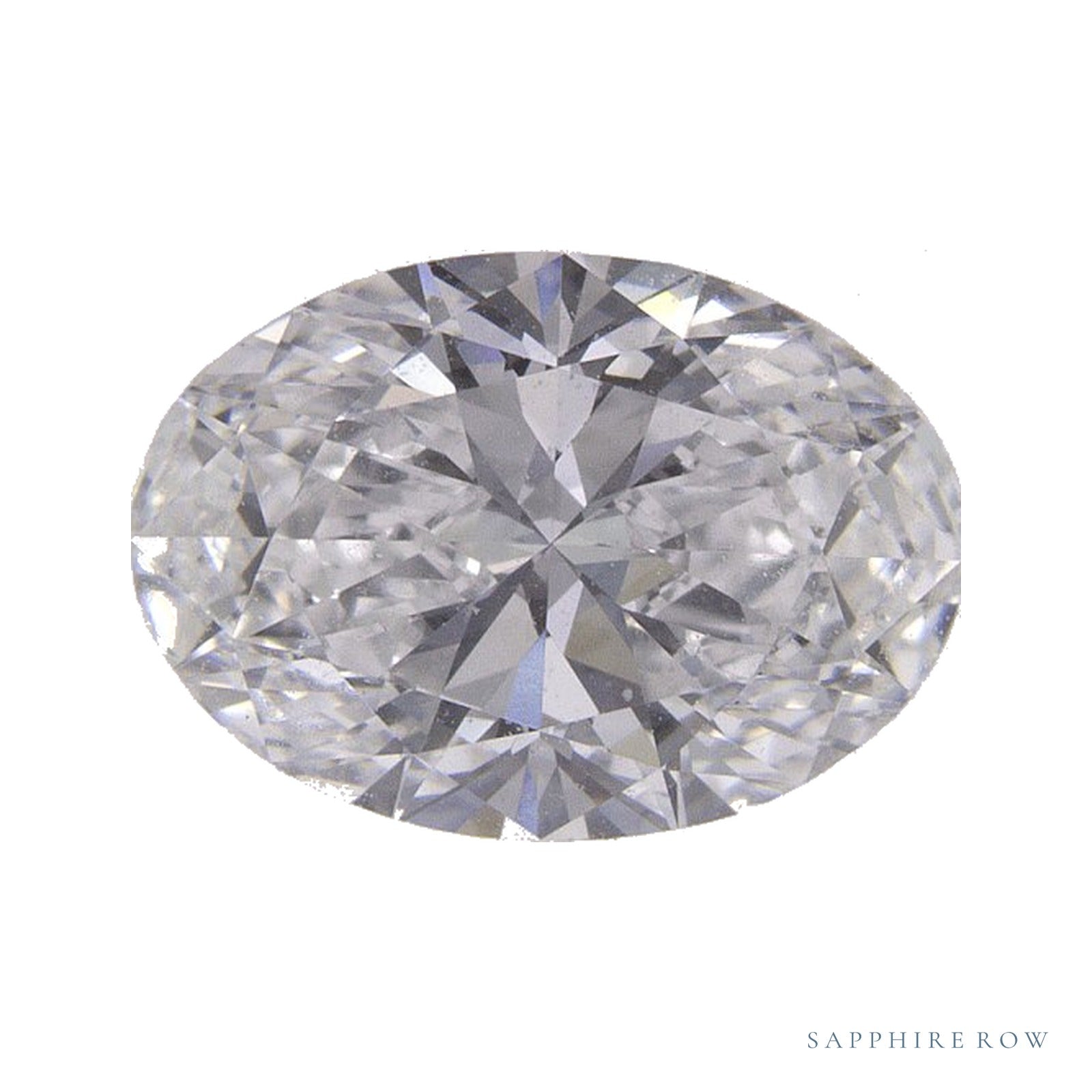 1.55 ct lab-grown diamond, oval cut | Sapphire Row · cut4