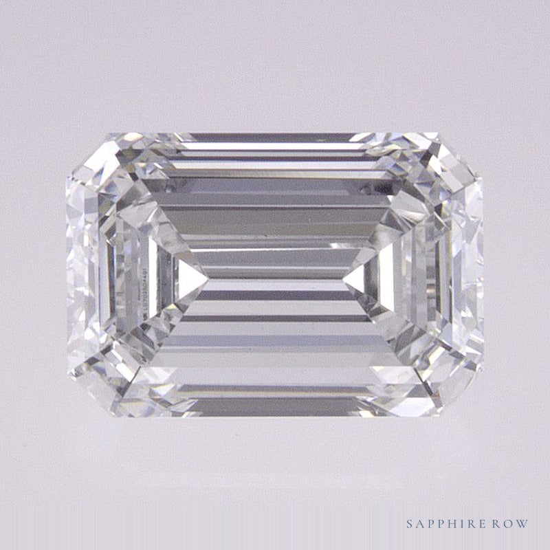 1.55 ct lab-grown diamond, emerald cut | Sapphire Row · cut6