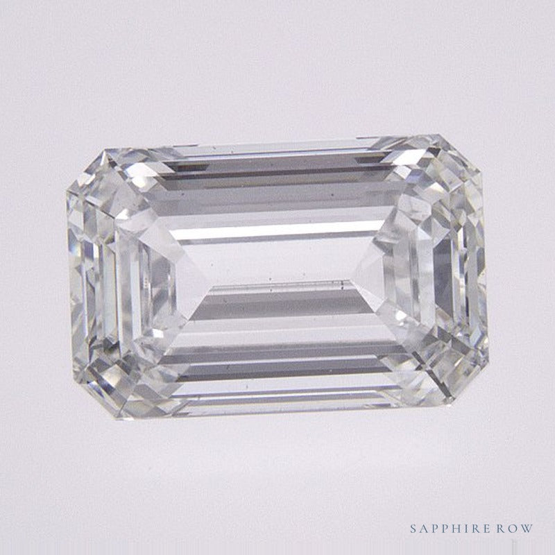 1.55 ct lab-grown diamond, emerald cut | Sapphire Row · cut6