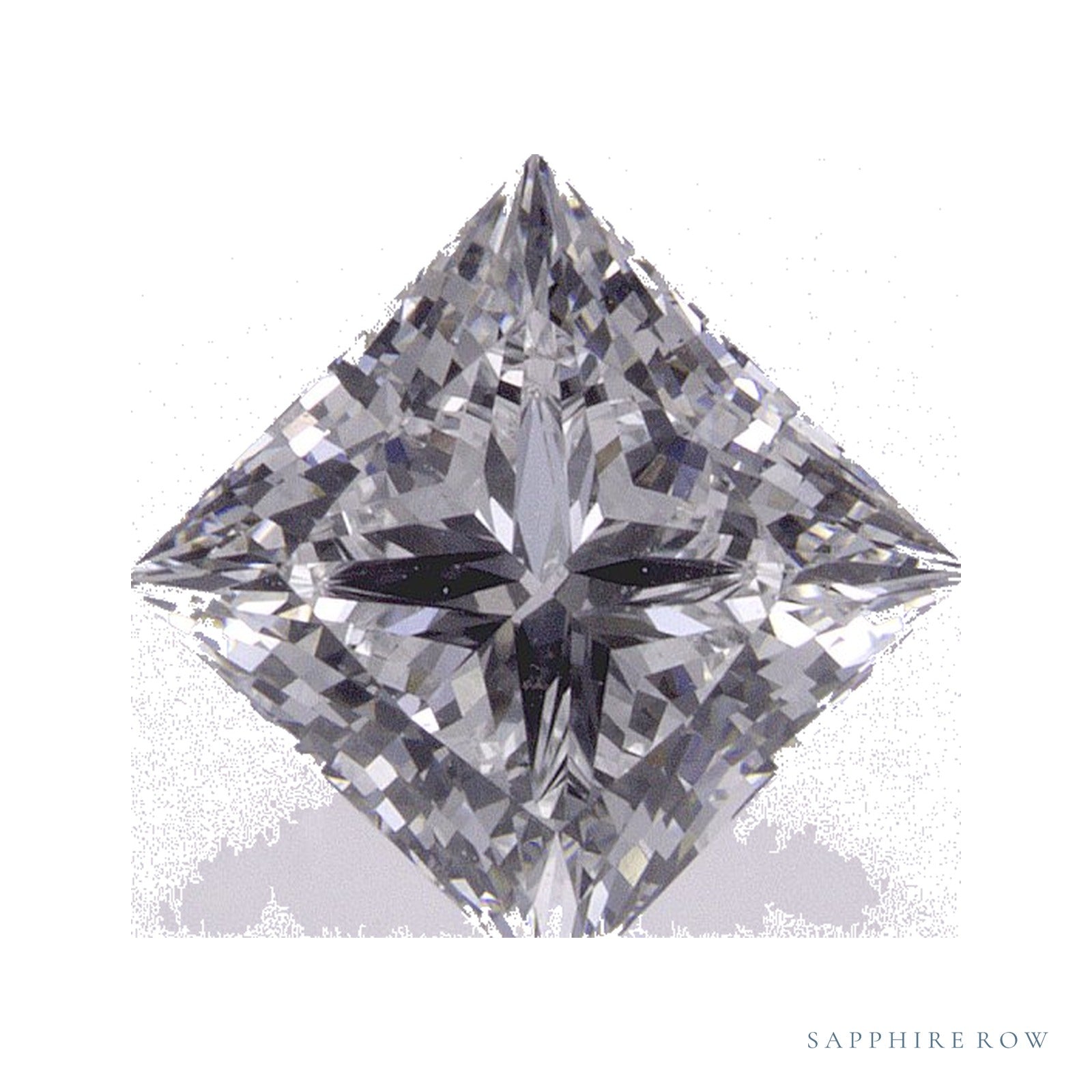 1.55 ct lab-grown diamond, square cut | Sapphire Row · cut4