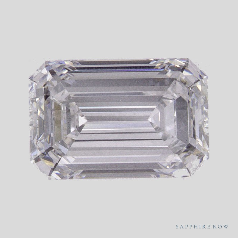 1.55 ct lab-grown diamond, emerald cut | Sapphire Row · cut5