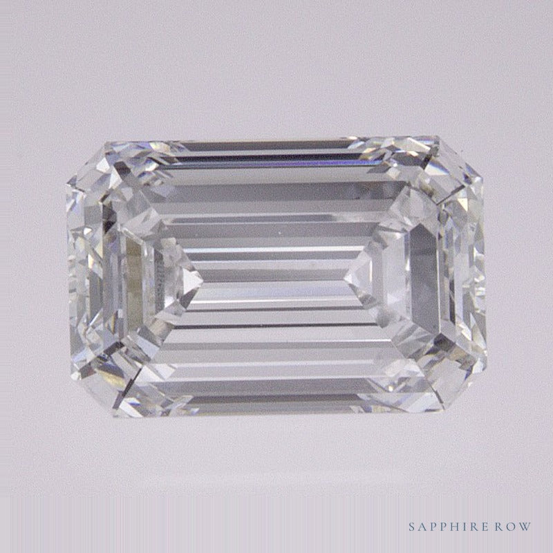 1.55 ct lab-grown diamond, emerald cut | Sapphire Row · cut6
