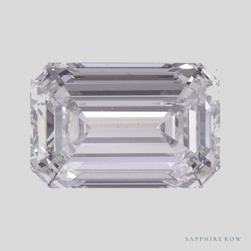 1.55 ct lab-grown diamond, emerald cut | Sapphire Row · cut5