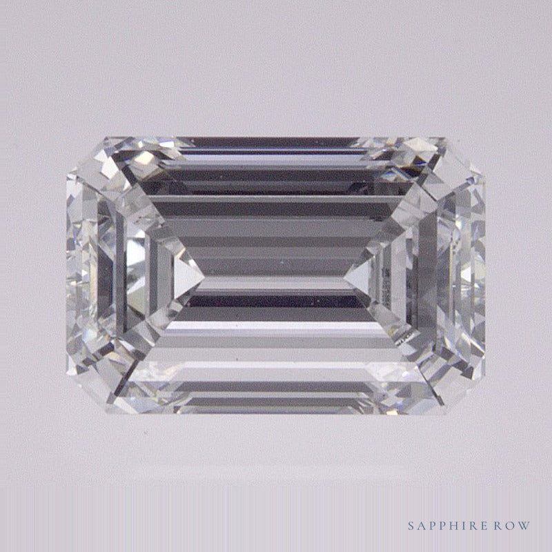 1.55 ct lab-grown diamond, emerald cut | Sapphire Row · cut6