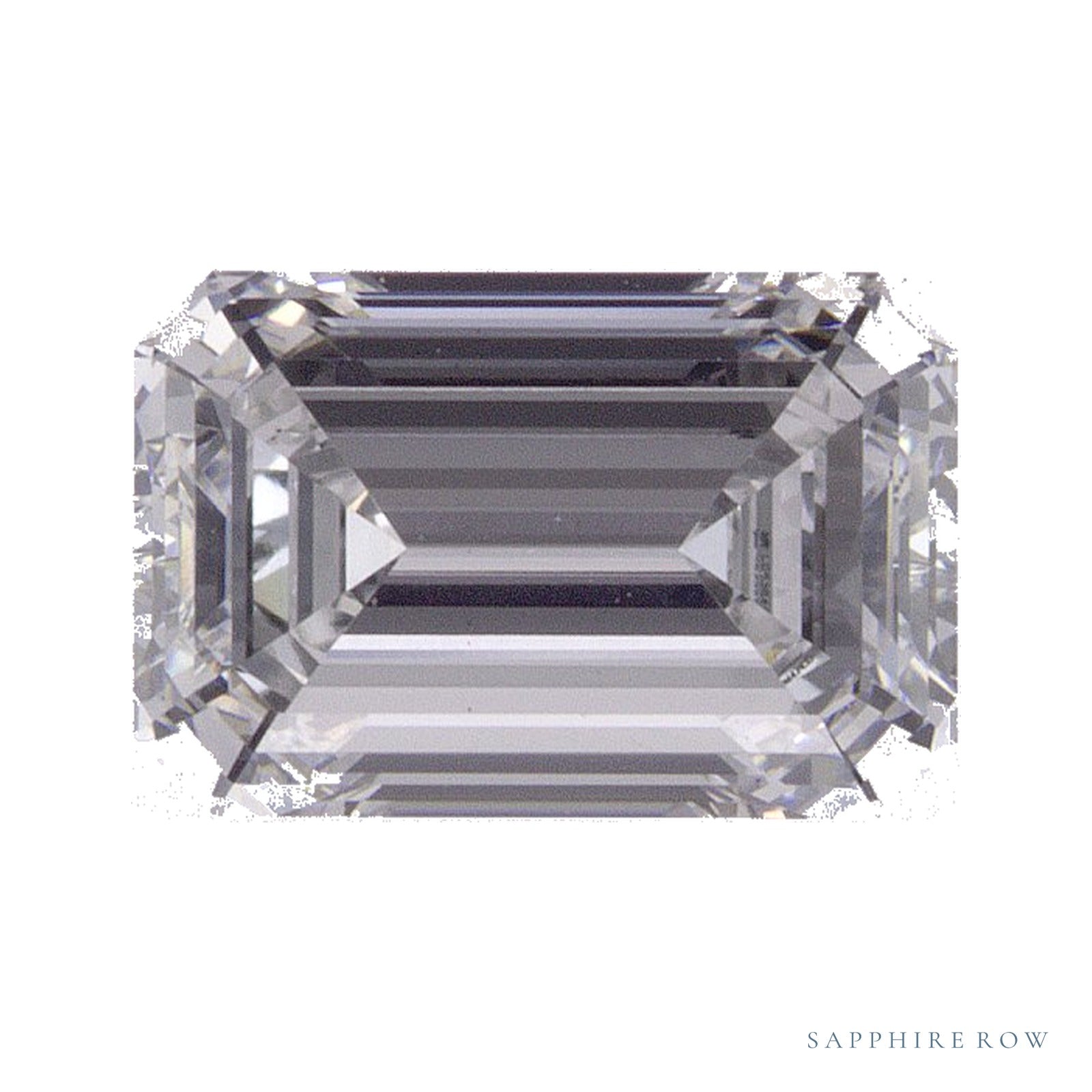 1.55 ct lab-grown diamond, emerald cut | Sapphire Row · cut4