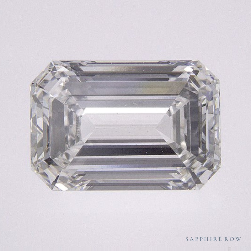 1.55 ct lab-grown diamond, emerald cut | Sapphire Row · cut7