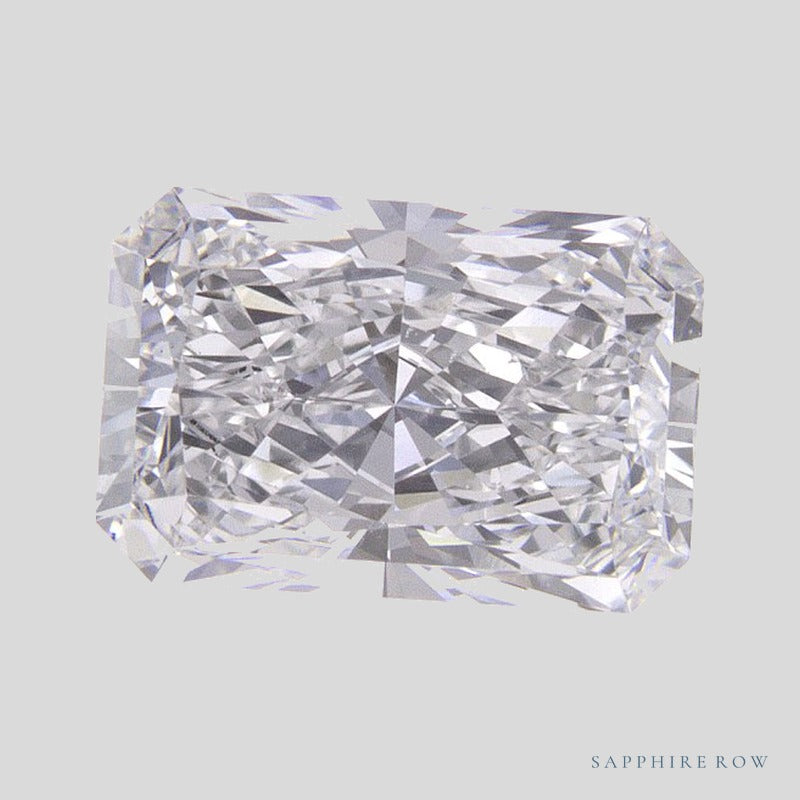 1.55 ct lab-grown diamond, radiant cut | Sapphire Row · cut4 · cut5