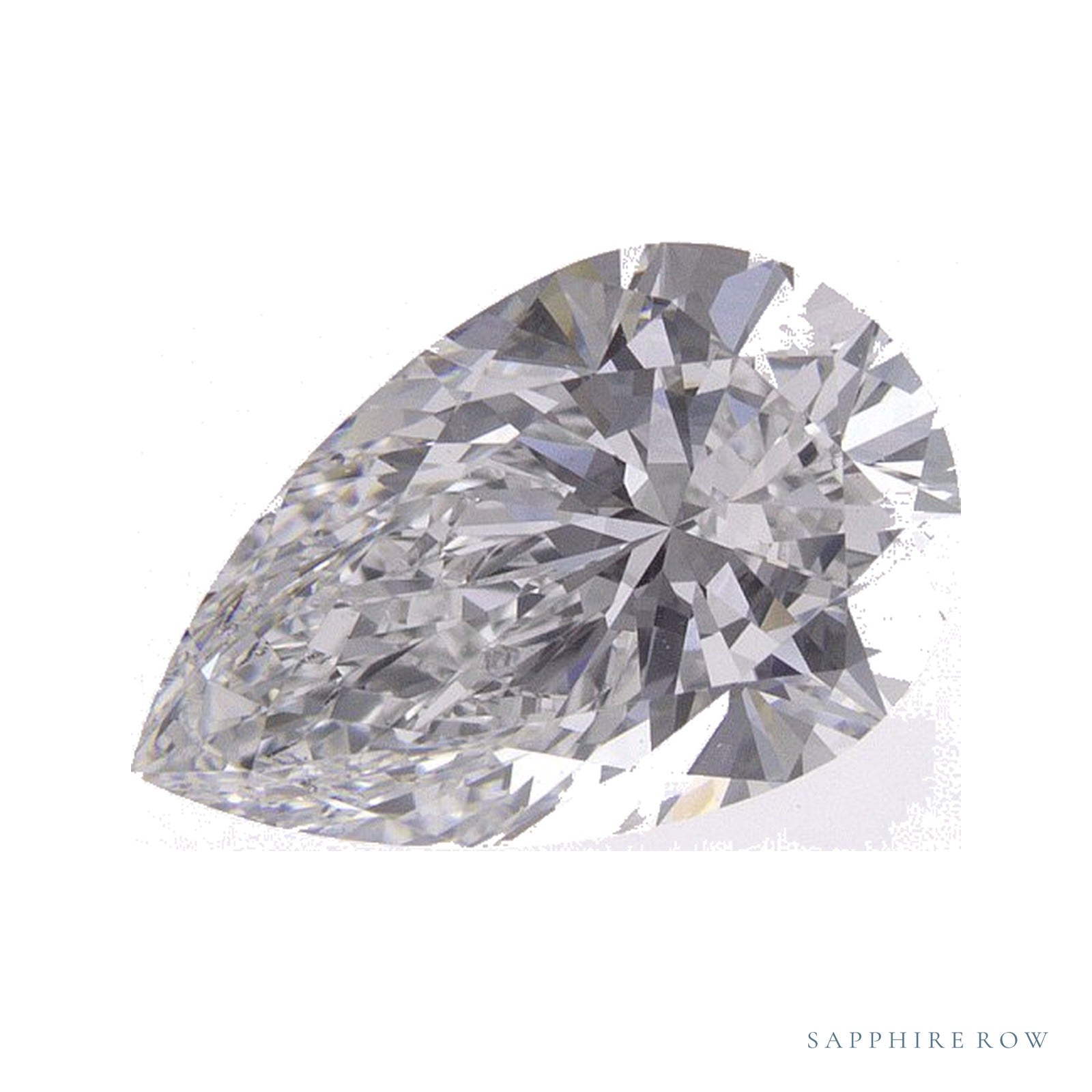1.55 ct lab-grown diamond, pear cut | Sapphire Row · cut4