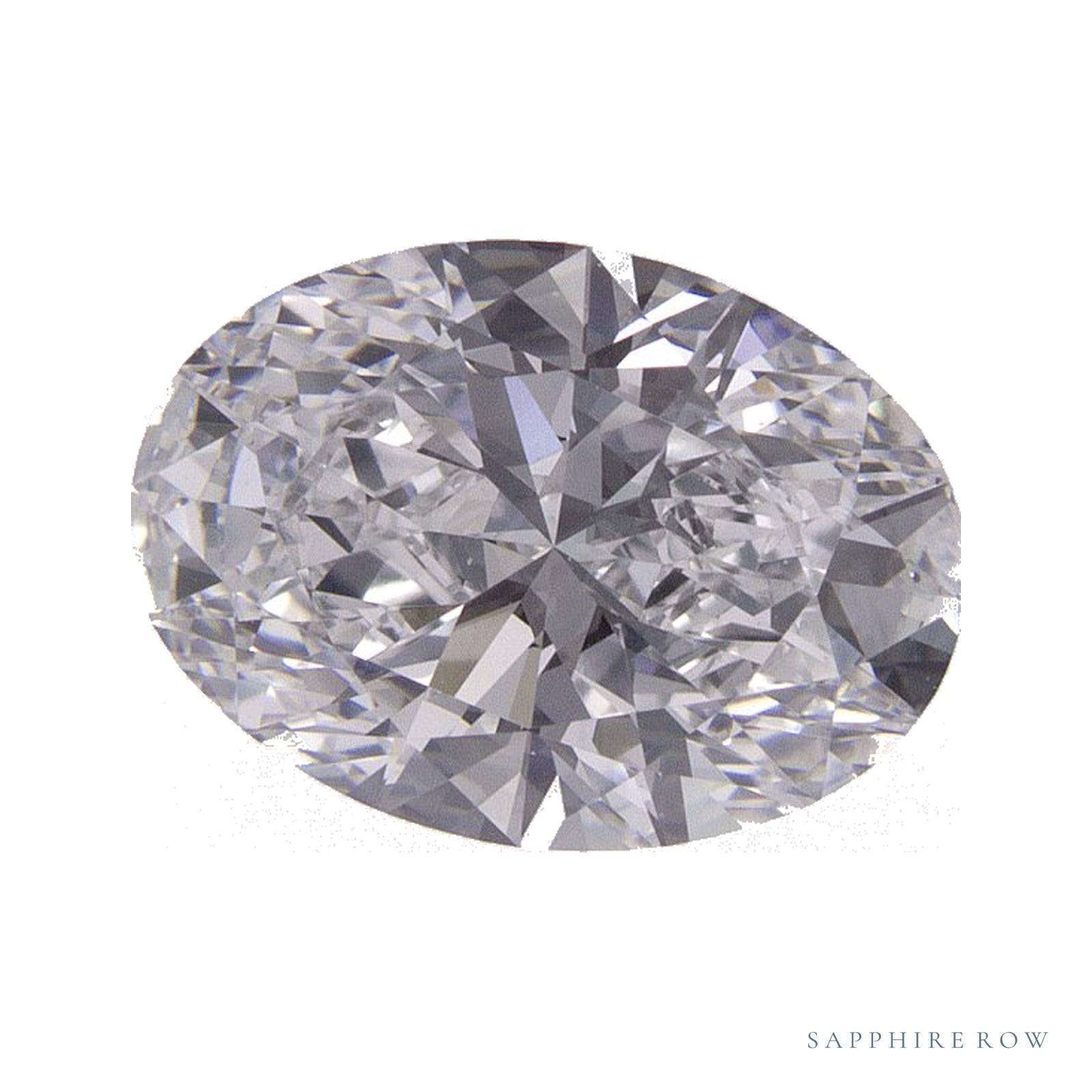 1.55 ct lab-grown diamond, oval cut | Sapphire Row · cut4