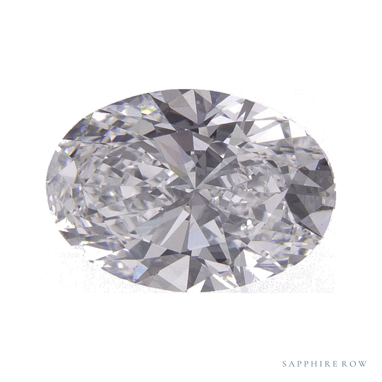 1.55 ct lab-grown diamond, oval cut | Sapphire Row · cut4