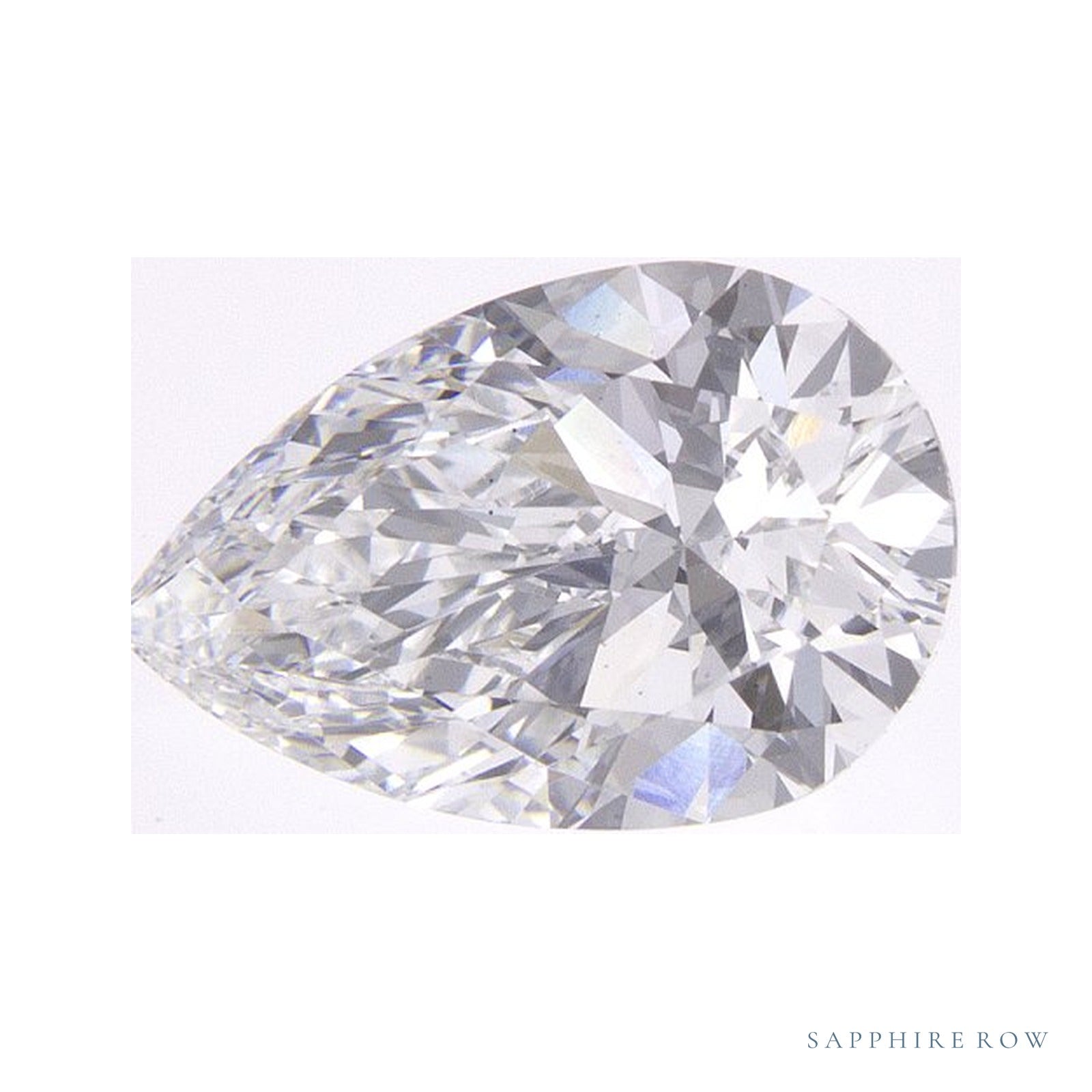 1.55 ct lab-grown diamond, pear cut | Sapphire Row · cut4