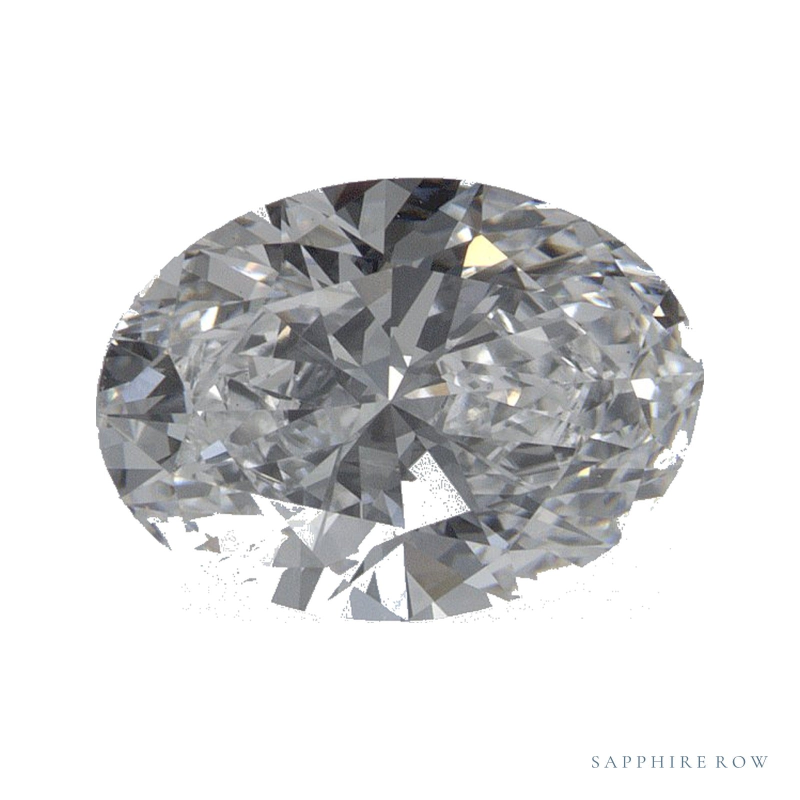 1.55 ct lab-grown diamond, oval cut | Sapphire Row · cut4
