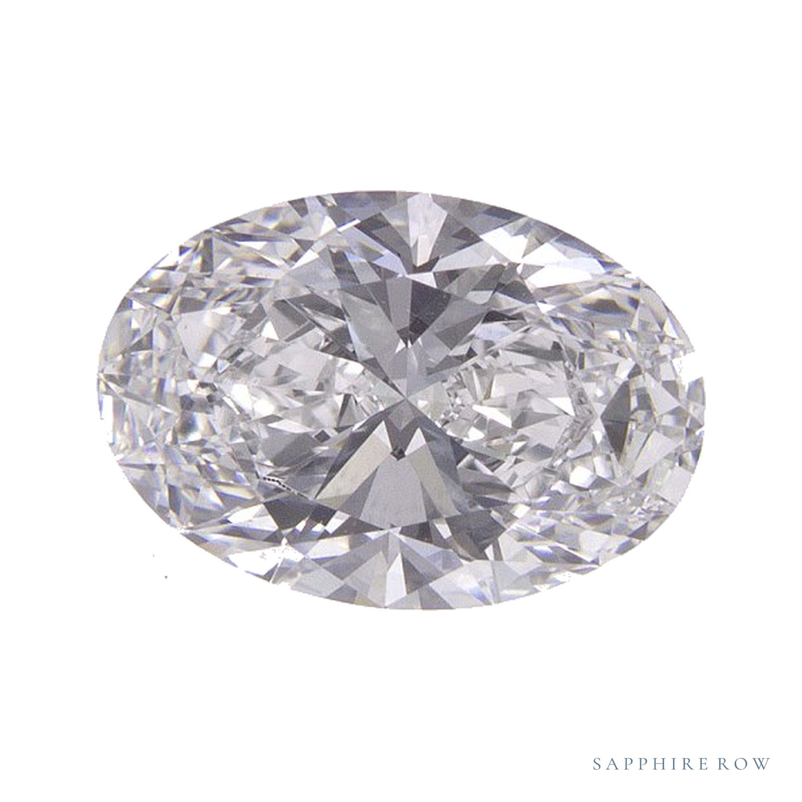 1.55 ct lab-grown diamond, oval cut | Sapphire Row · cut4