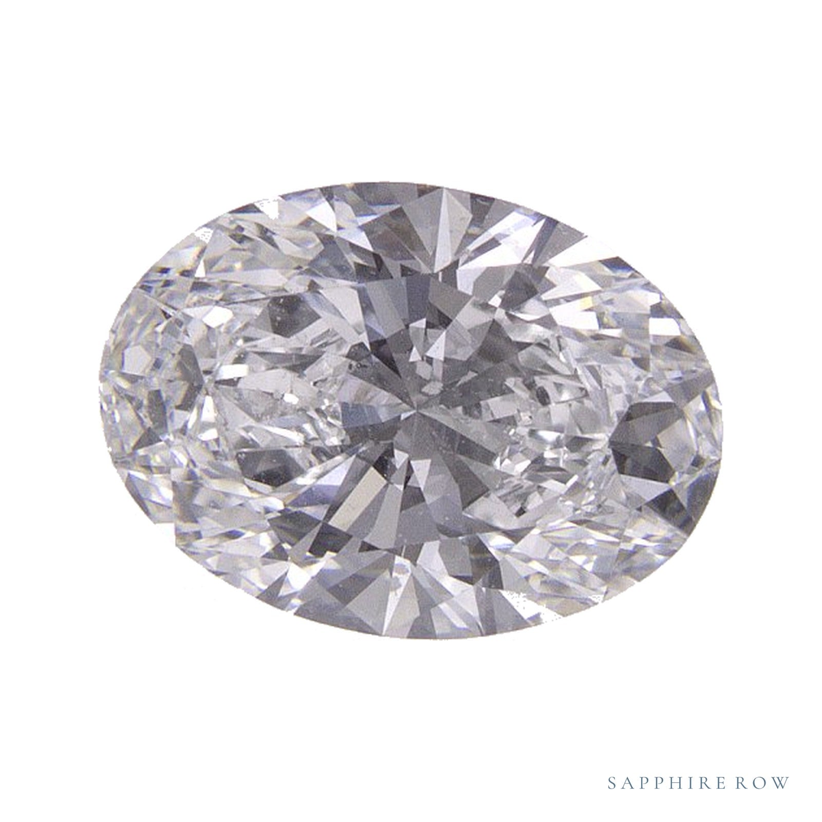 1.55 ct lab-grown diamond, oval cut | Sapphire Row · cut4