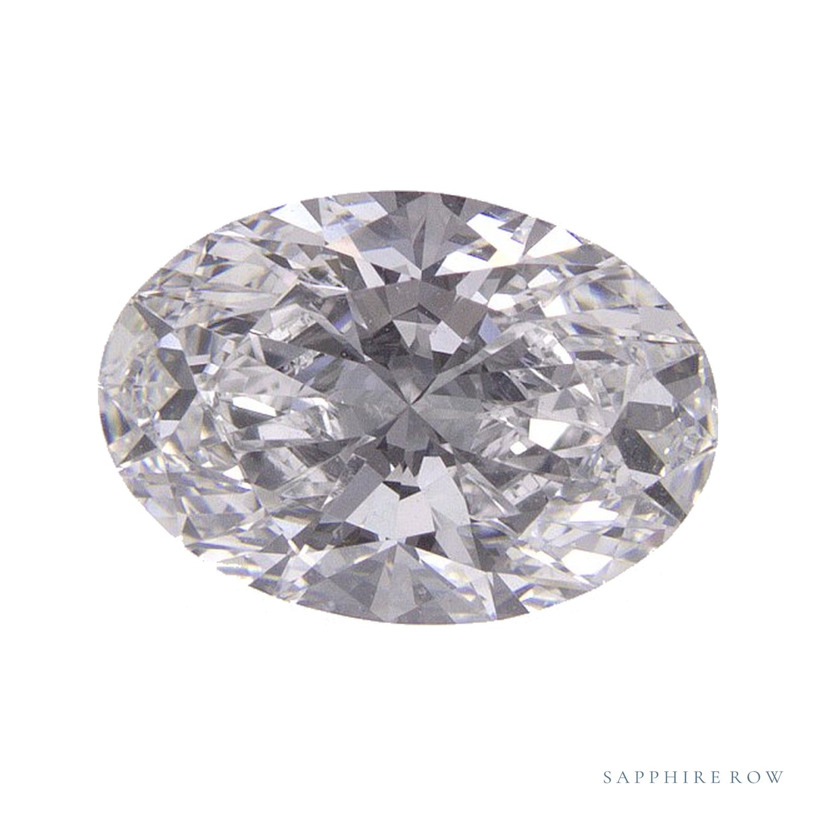 1.55 ct lab-grown diamond, oval cut | Sapphire Row · cut4