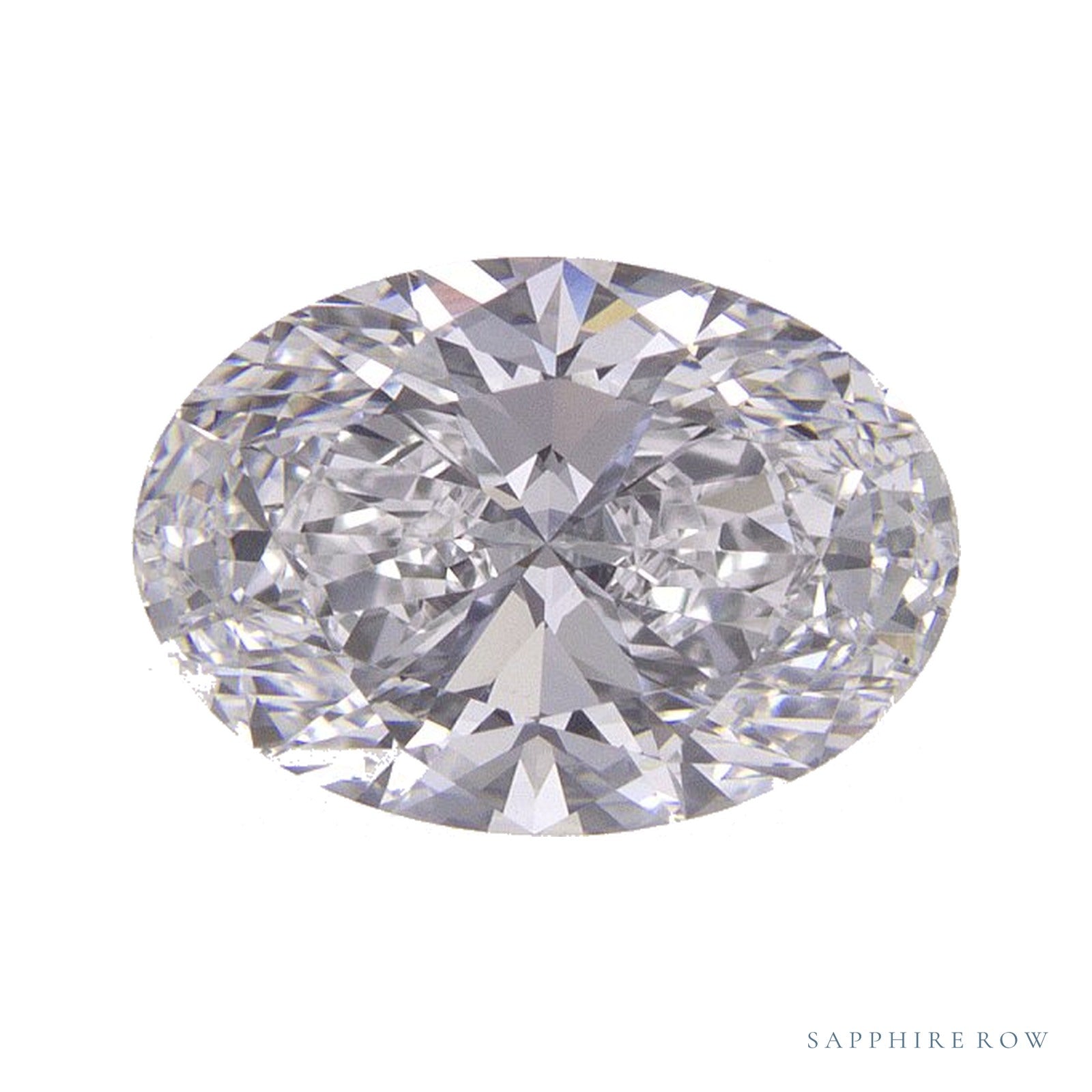 1.55 ct lab-grown diamond, oval cut | Sapphire Row · cut4