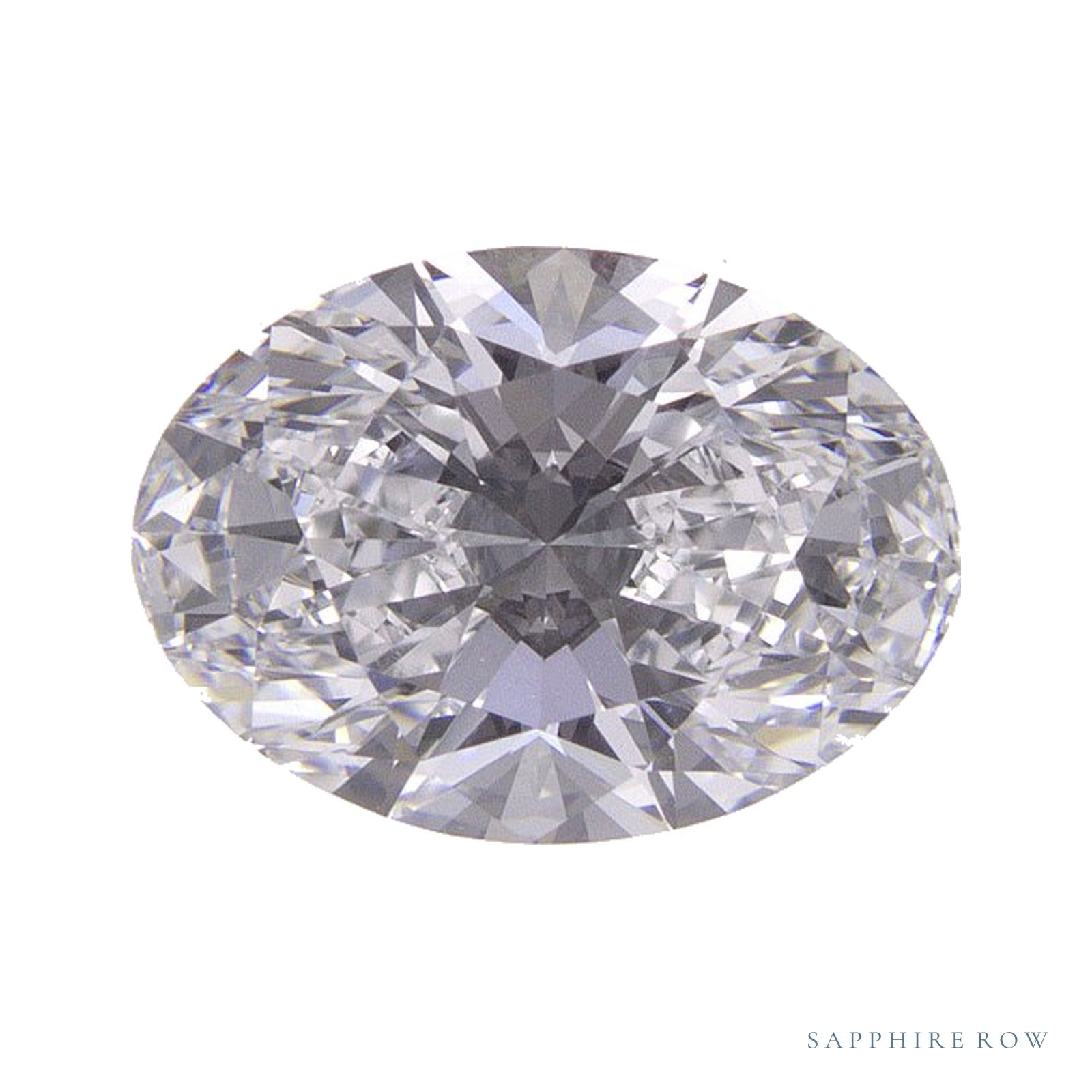1.55 ct lab-grown diamond, oval cut | Sapphire Row · cut4