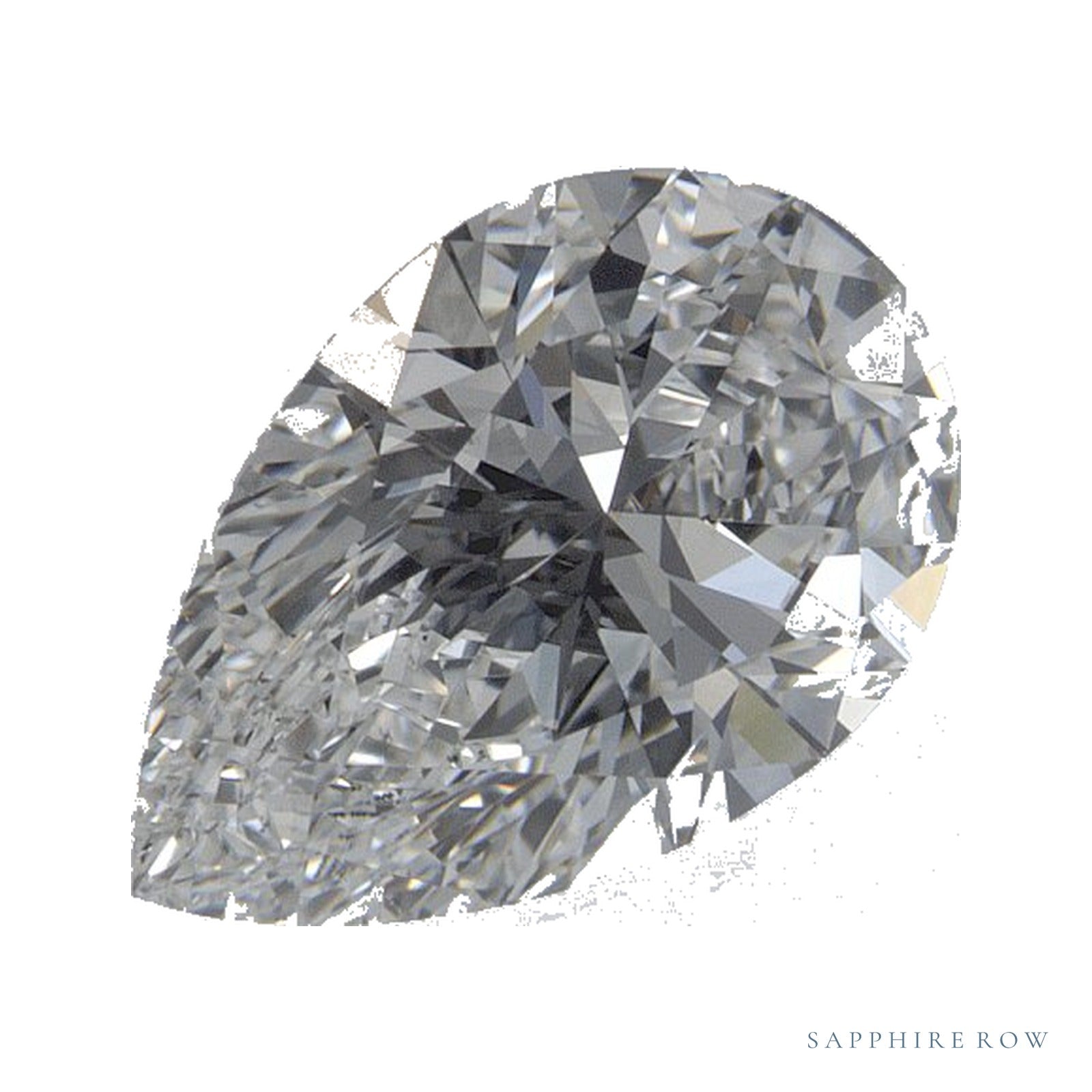 1.54 ct natural diamond, pear cut | Sapphire Row · cut4