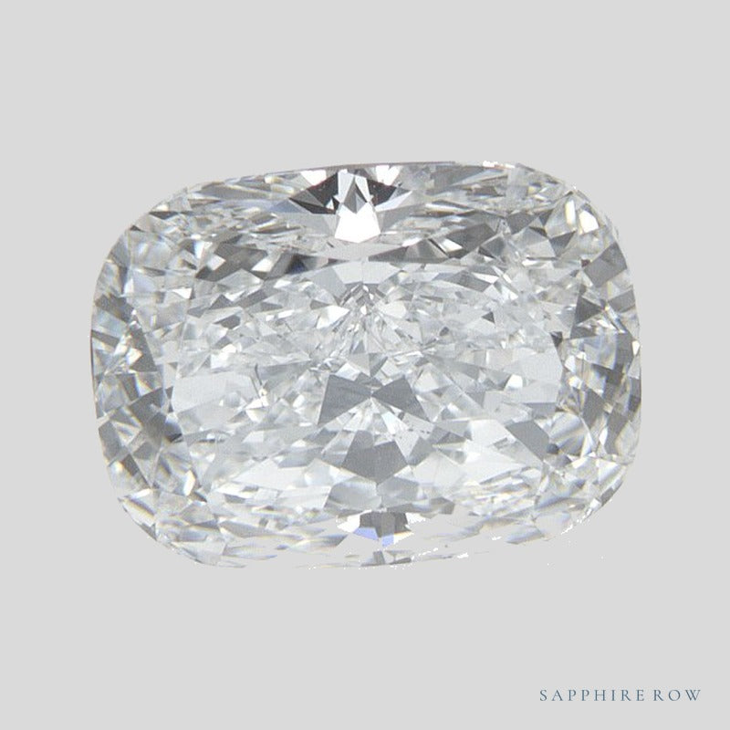 1.54 ct lab-grown diamond, elongated cushion cut | Sapphire Row · cut4 · cut5