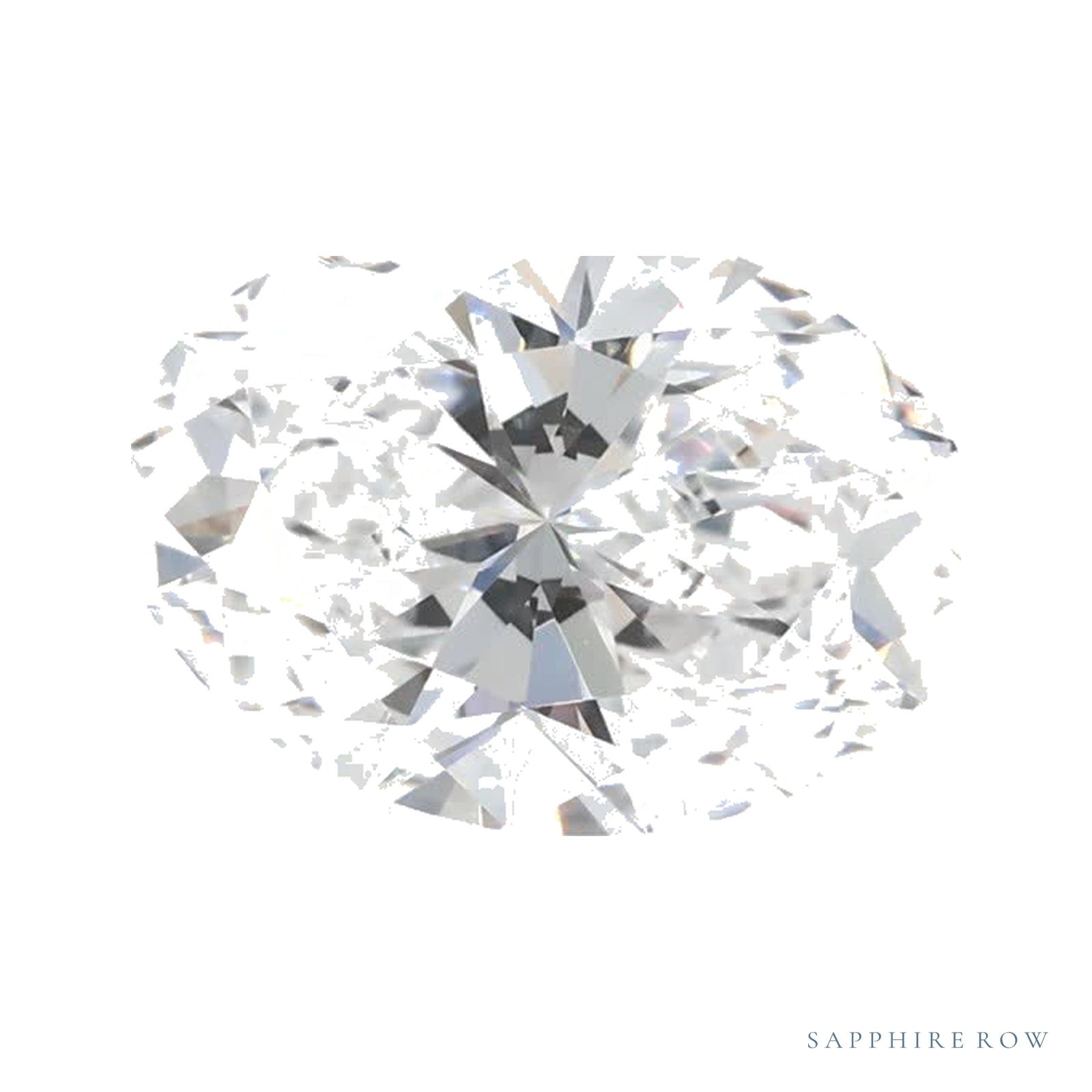 1.54 ct lab-grown diamond, oval cut | Sapphire Row · cut4