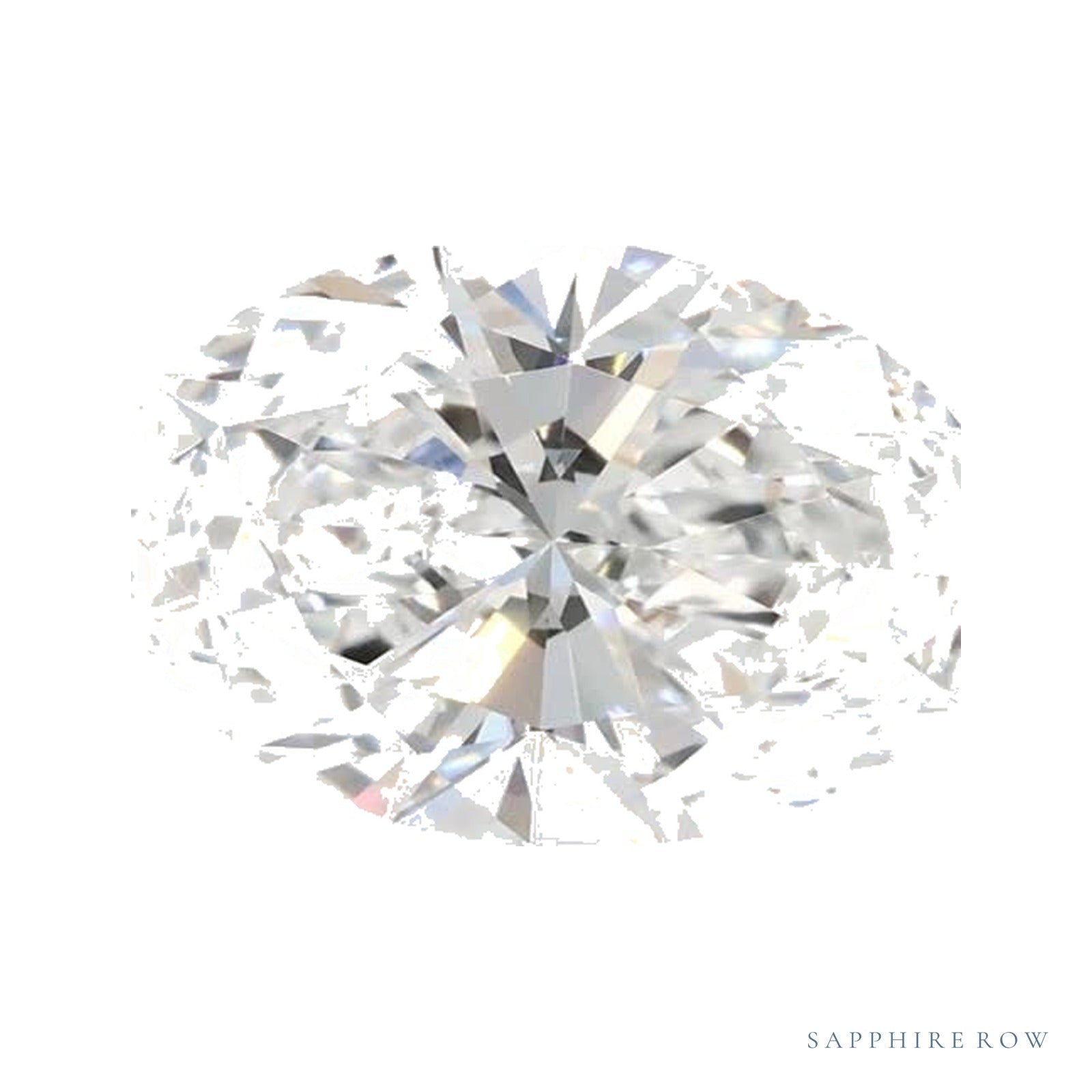 1.54 ct lab-grown diamond, oval cut | Sapphire Row · cut4