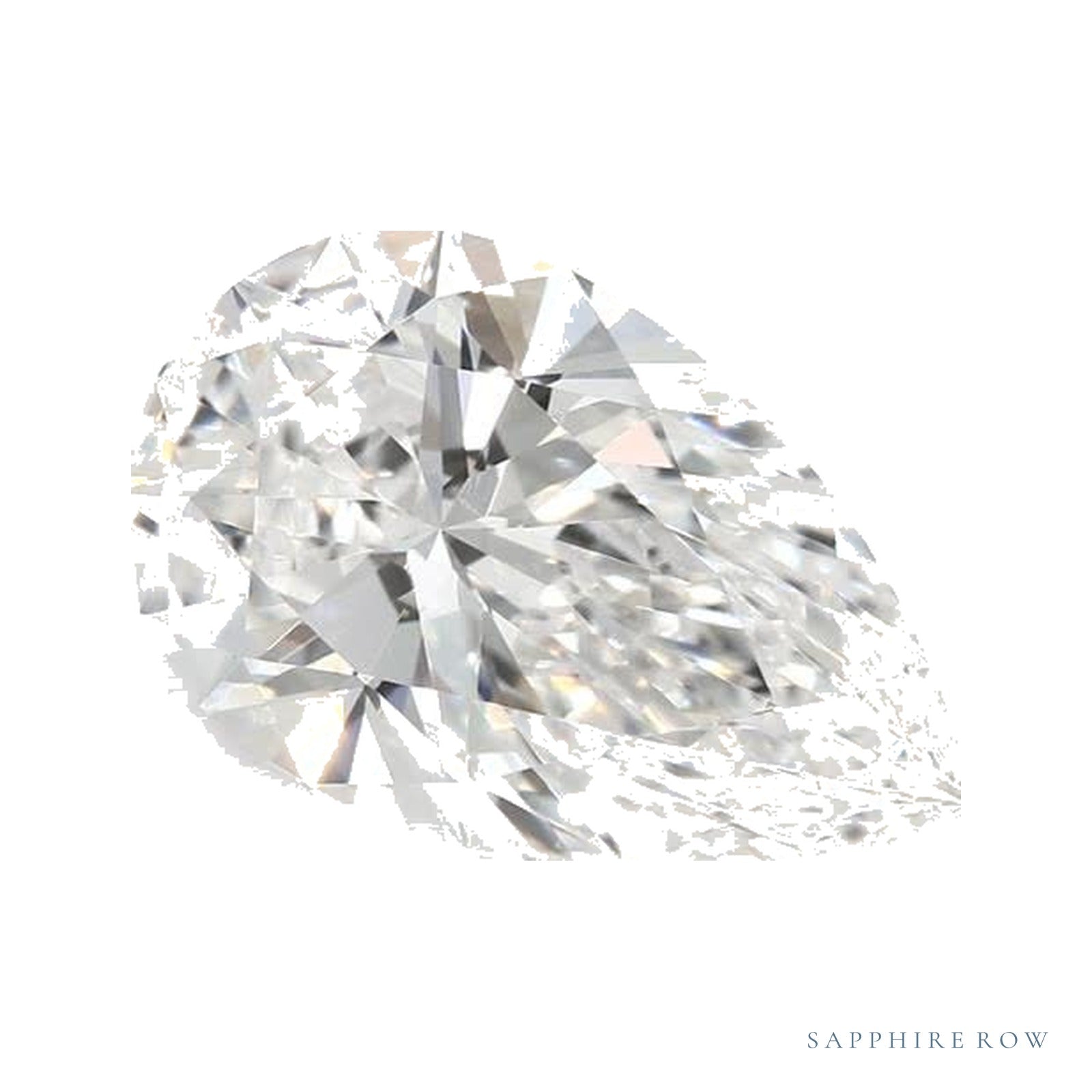 1.54 ct lab-grown diamond, pear cut | Sapphire Row · cut4