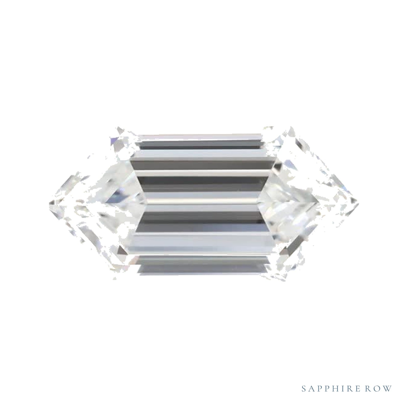 1.54 ct lab-grown diamond, elongated hexagon cut | Sapphire Row · cut4